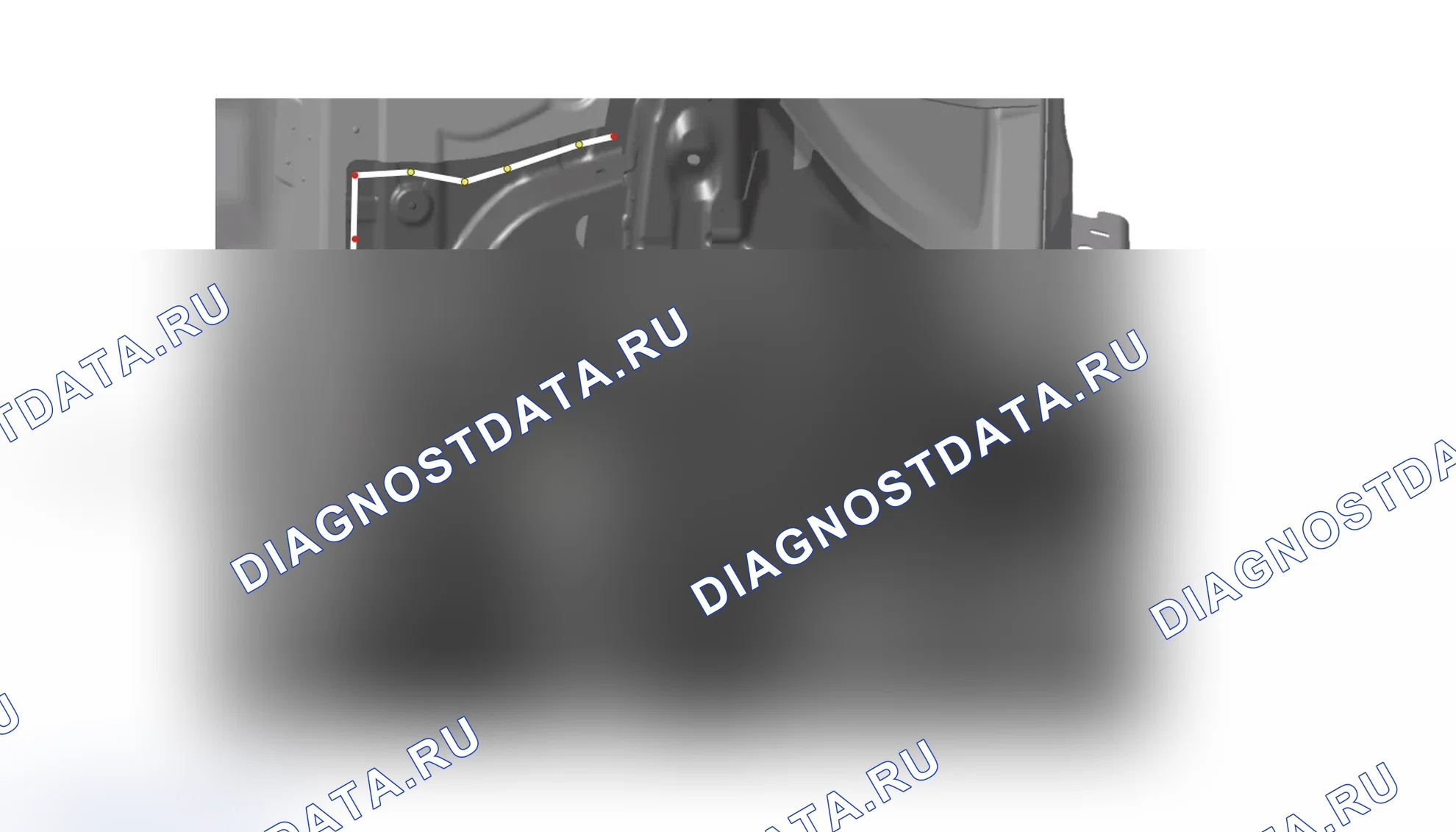 Узел разделения передних продольных балок — Haval Xiaolong. Haval Xiaolong I