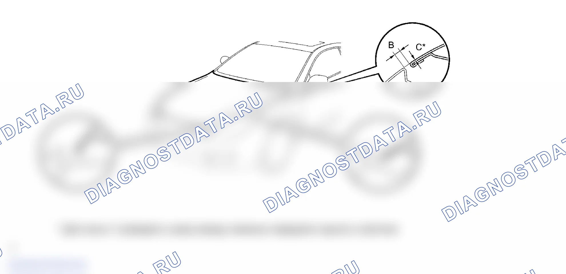 Рис. 126: РЕГУЛИРОВКА наружных кузовных панелей. Toyota Camry Solara II