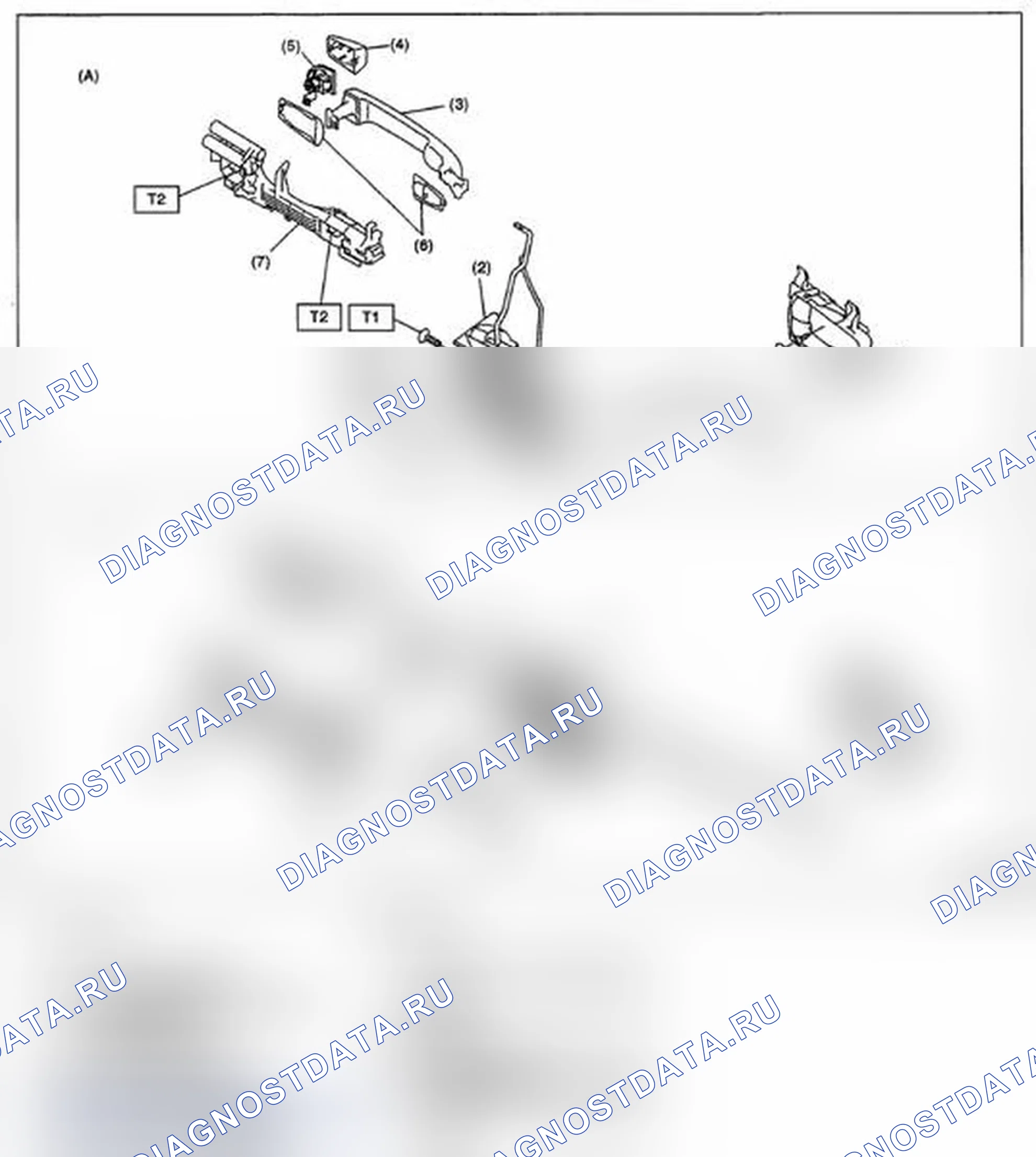 Рис. 54: ДВЕРНОЙ ЗАМОК В СБОРЕ. Subaru Impreza WRX STI GR