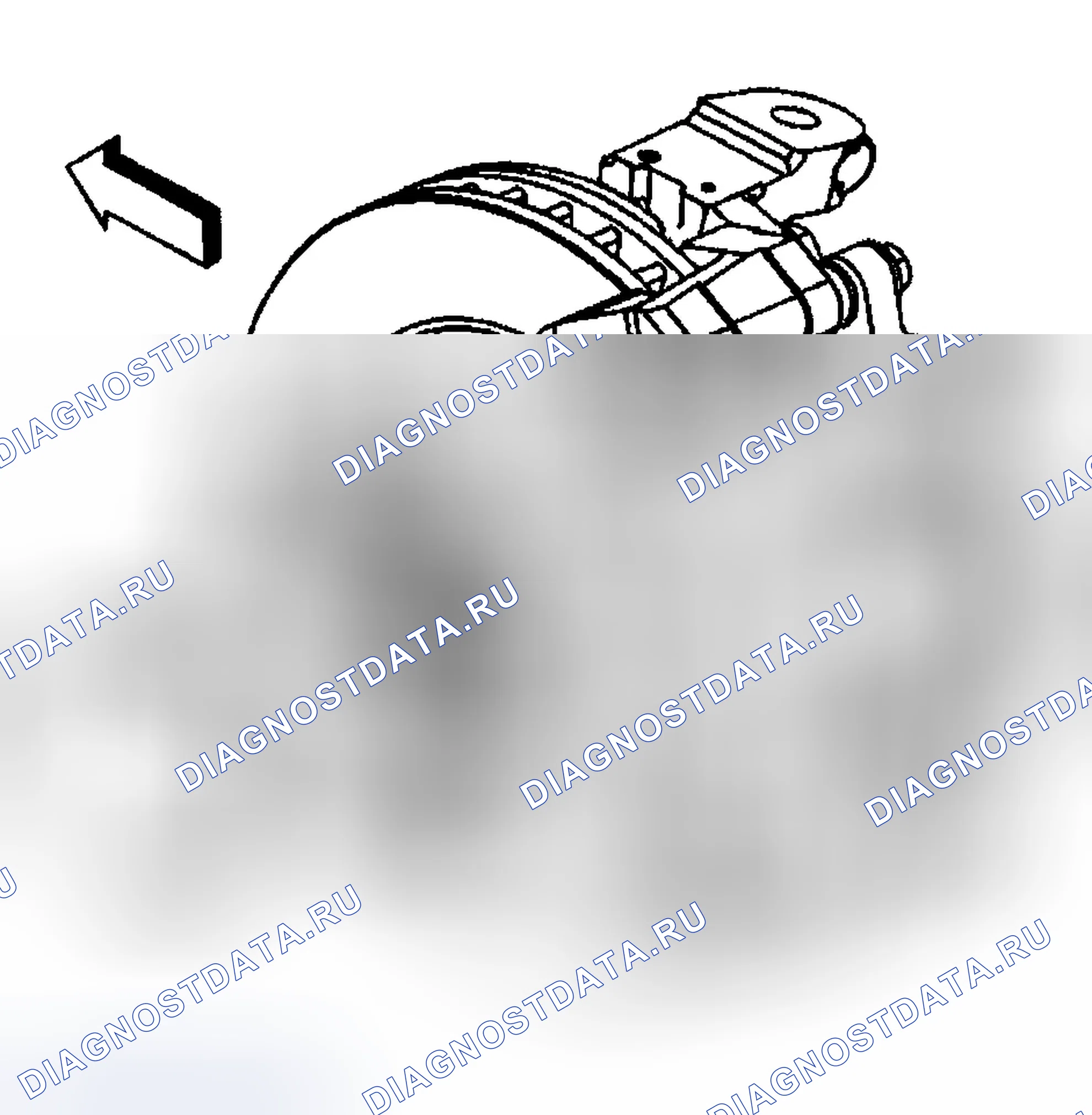 Рис. 8: Порядок демонтажа. Chevrolet Silverado 2500 