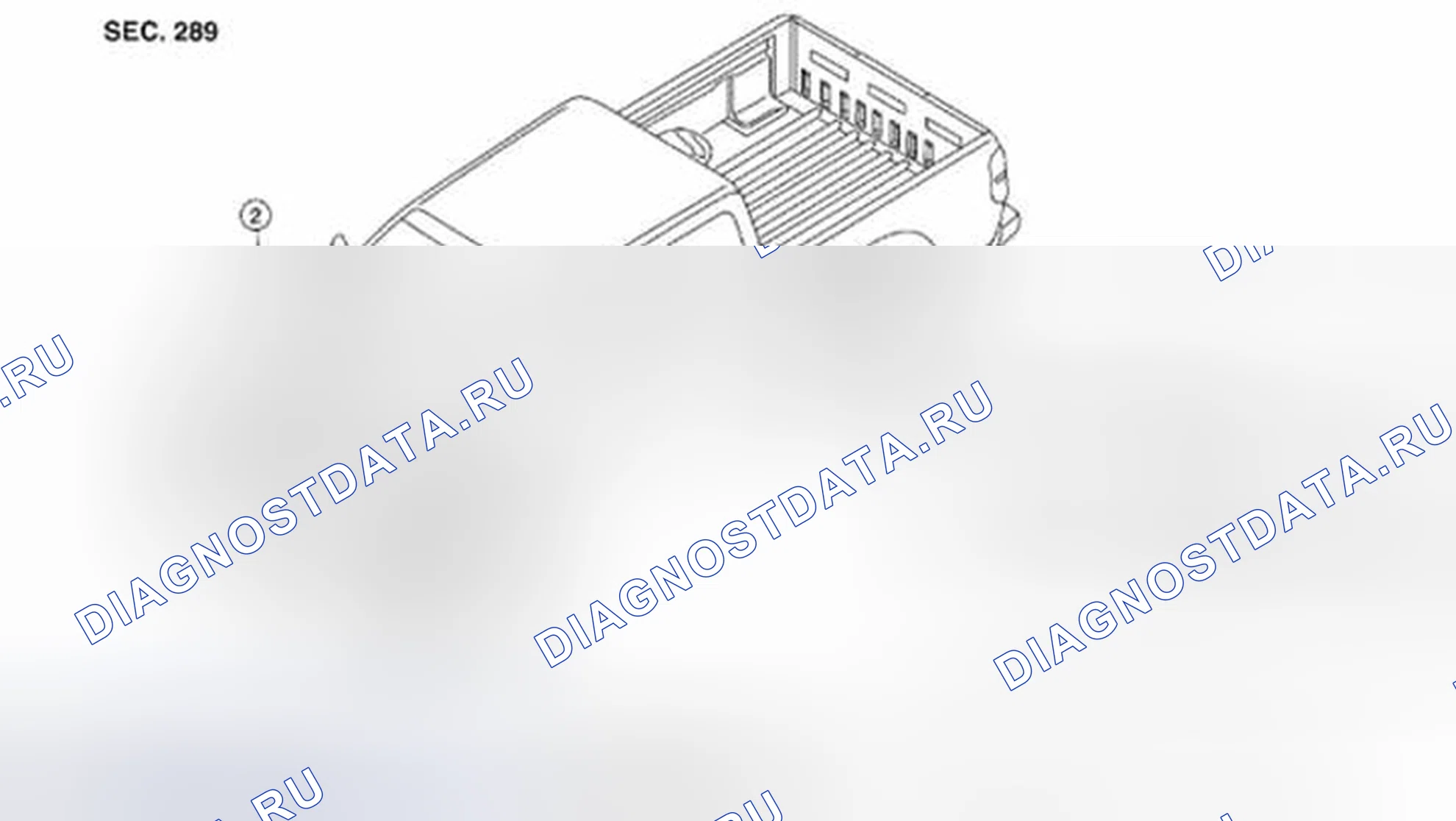 Рис. 5: Схема расположения трубок омывателя. Suzuki Equator I