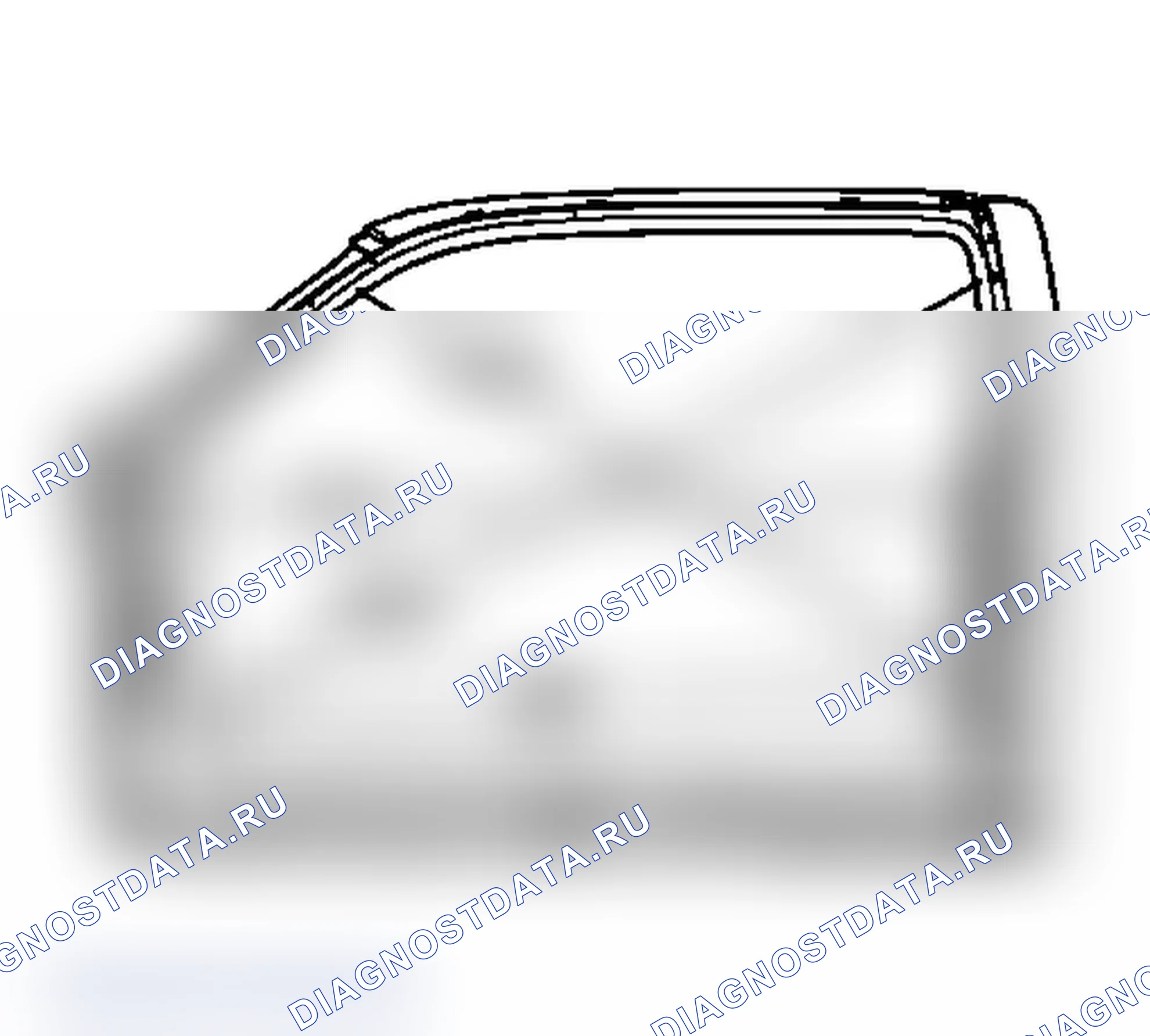 Рис. 70: Размеры стороны кузова (расширенная кабина). Chevrolet Silverado 2500 HD 