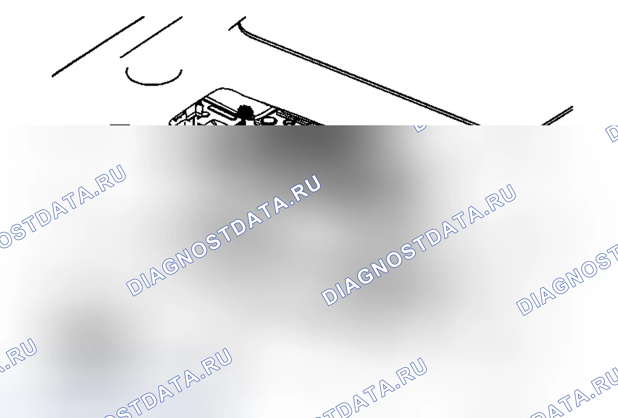 Рис. 239: Замена задней консоли крыши (с RPO C3u). GMC Acadia I рестайлинг