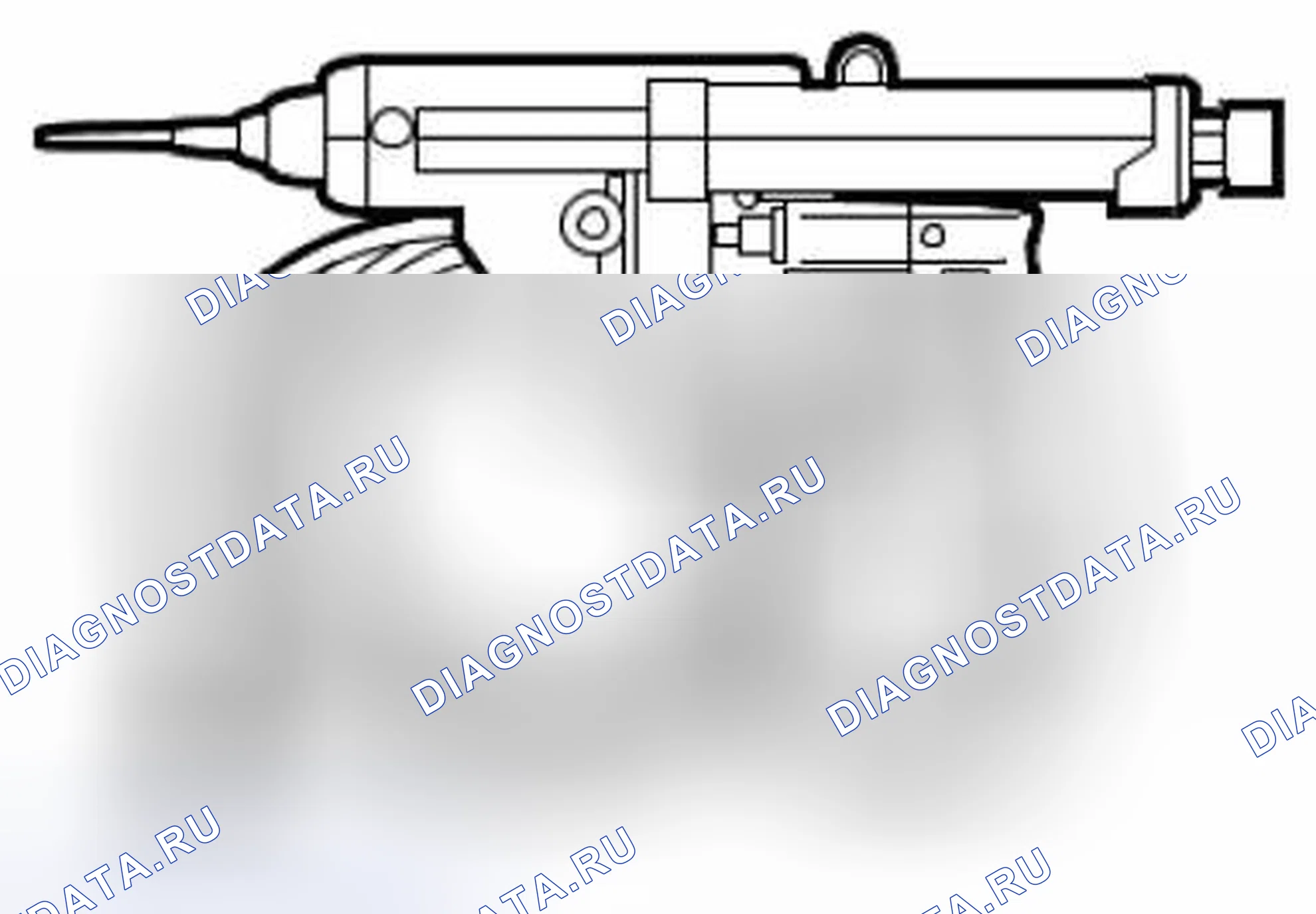 Рис. 321: 82 92 971 Пистолет клеевой, 220 В, AC 50 Гц. Kia Picanto III