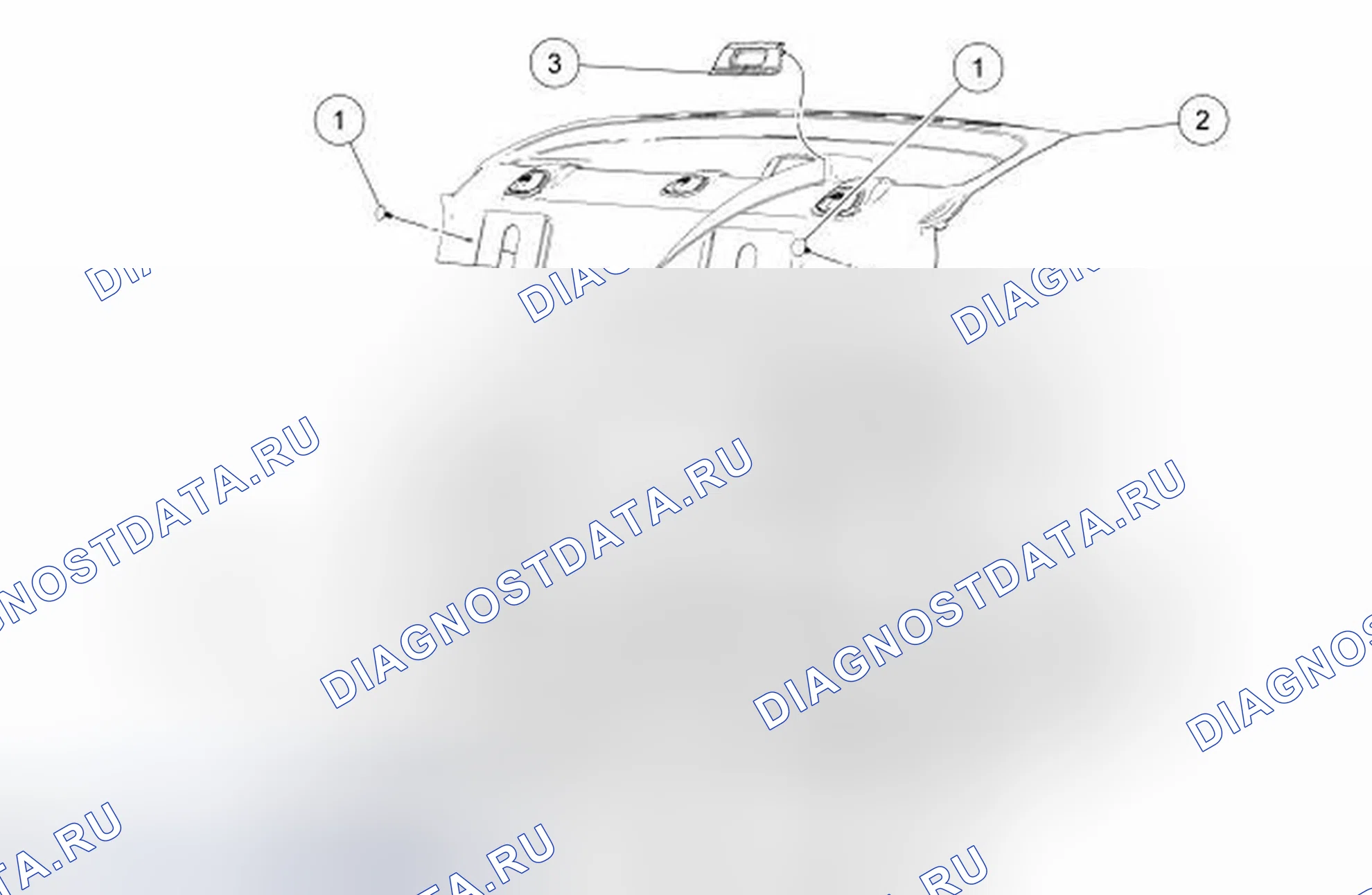 Рис. 2: Полка для посылок. Ford Focus II рестайлинг