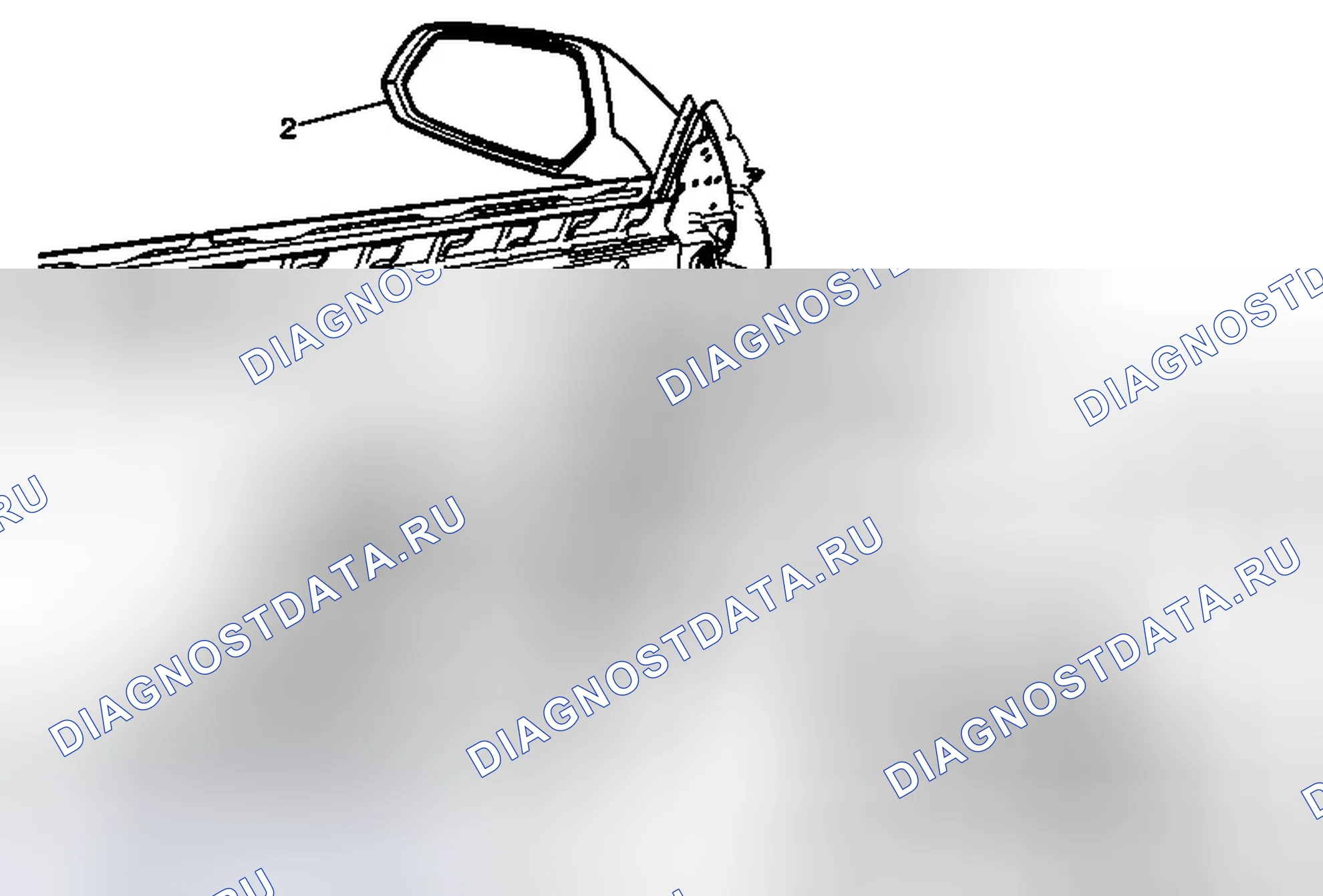 Рис. 4: Замена наружного зеркала заднего вида. Chevrolet Camaro V