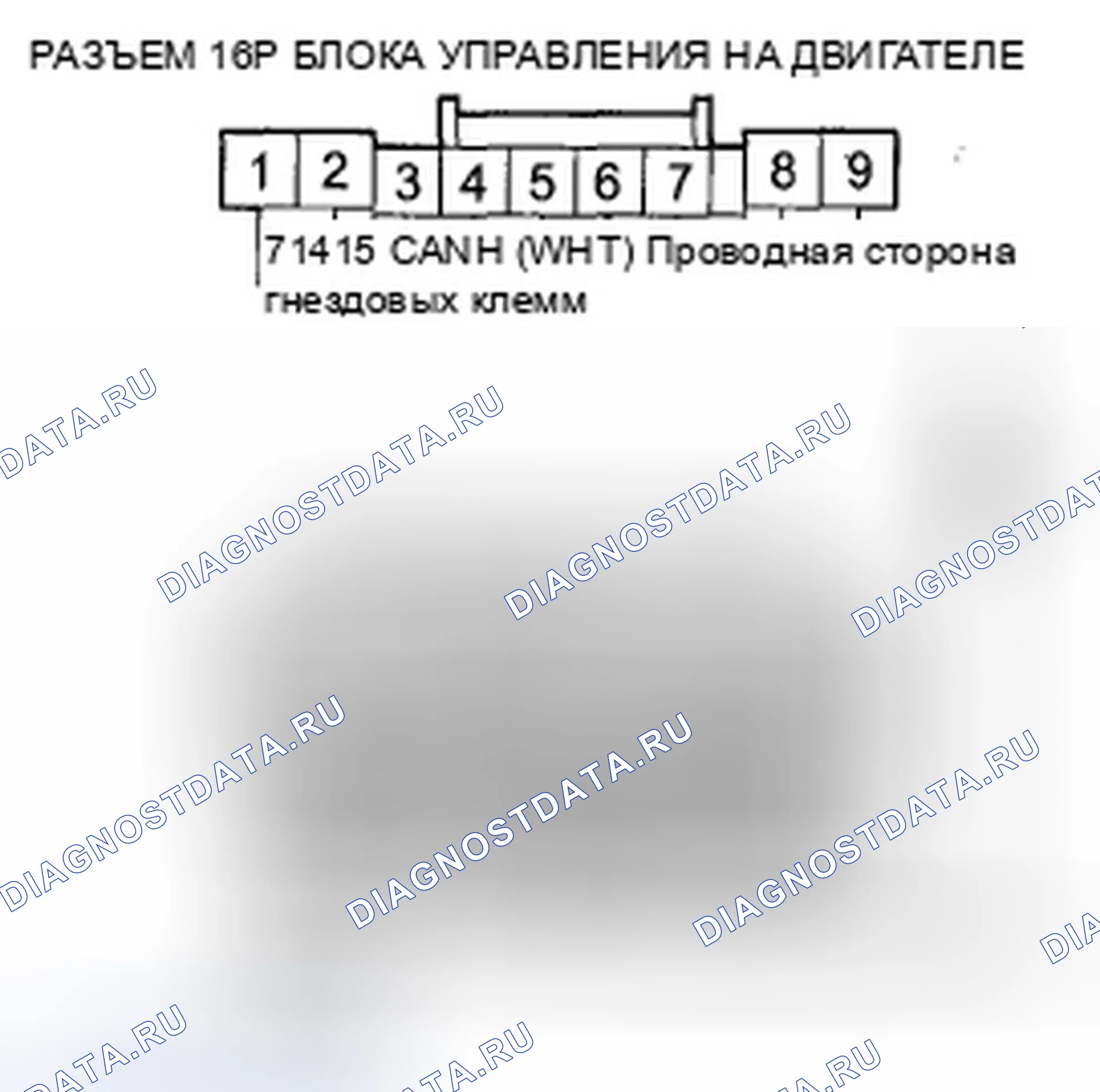 Рис. 226: расшифровка кода ошибки U1101: Неисправность F-CAN (блок управления силовым агрегатом (PCM) (блок управления силовым агрегатом)-ACM). Honda Accord VIII