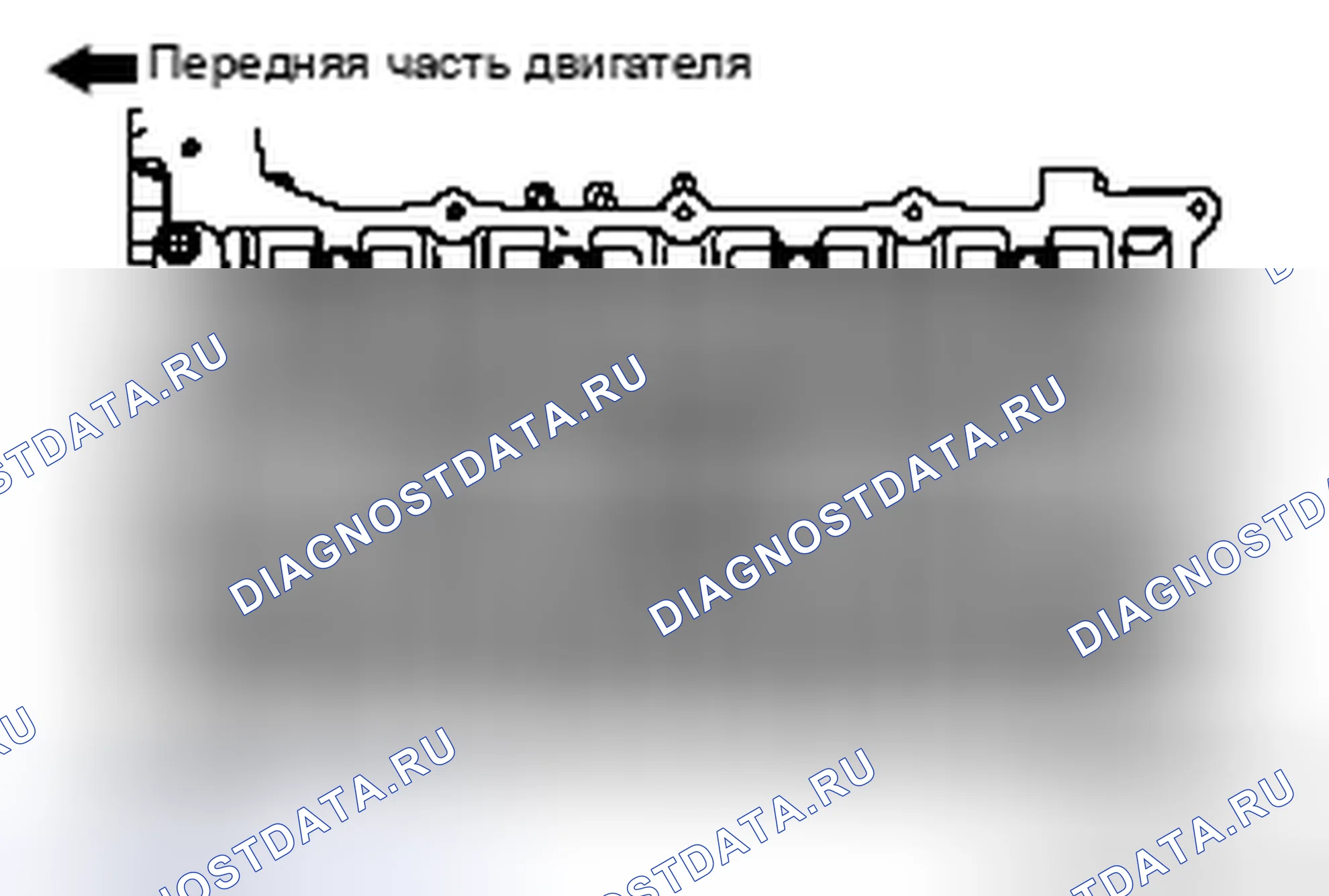 Рис. 199: <<E>> ДЕМОНТАЖ БОЛТА ГОЛОВКИ ЦИЛИНДРА/БОЛТА ГОЛОВКИ ЦИЛИНДРА/БОЛТА ГОЛОВКИ ЦИЛИНДРА И ШАЙБЫ В СБОРЕ. Mitsubishi Lancer Ralliart X рестайлинг