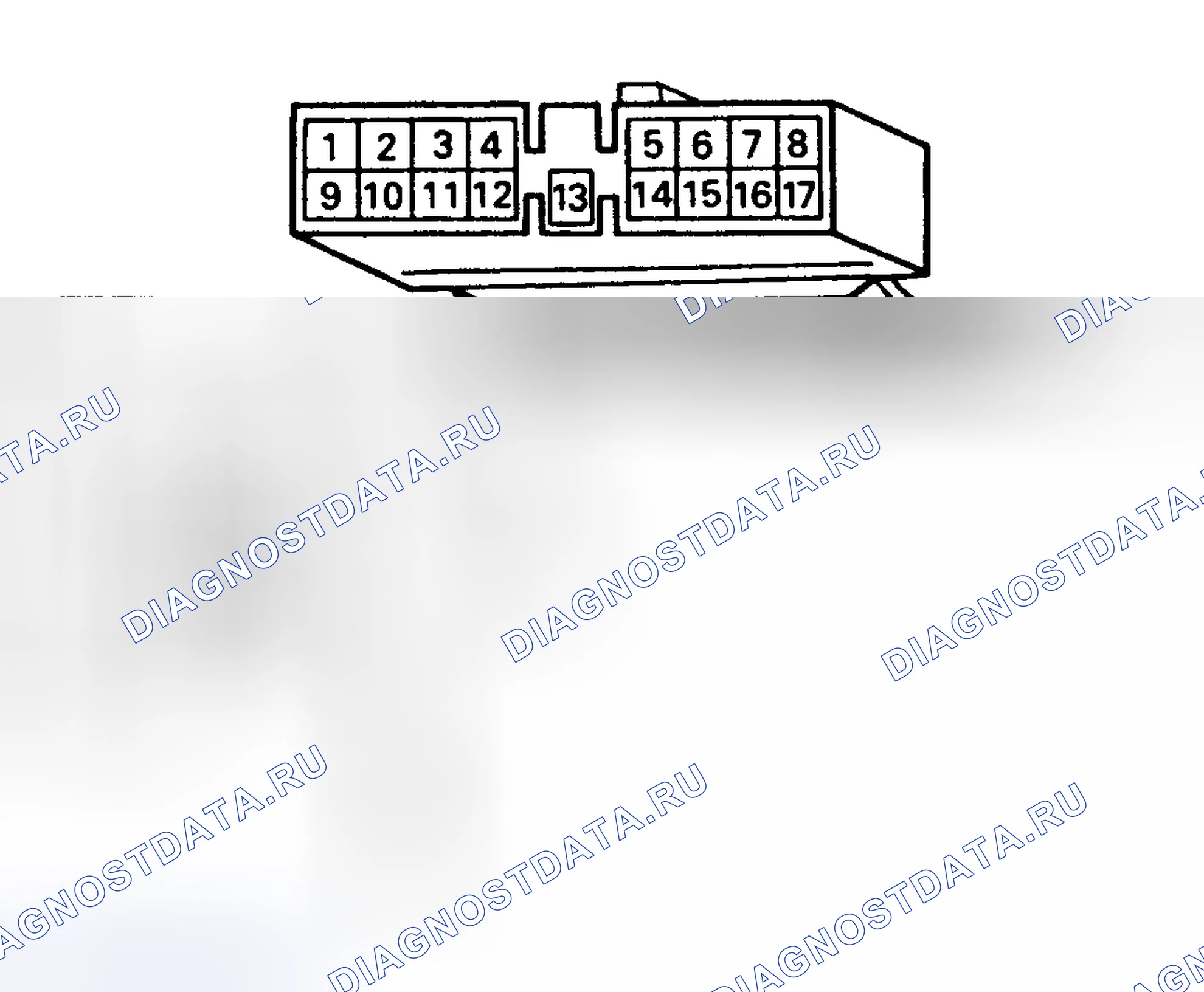 Рис. 38: ТЕСТИРОВАНИЕ НАПРЯЖЕНИЯ/НЕПРЕРЫВНОСТИ ВЫВОДОВ. Isuzu Impulse II