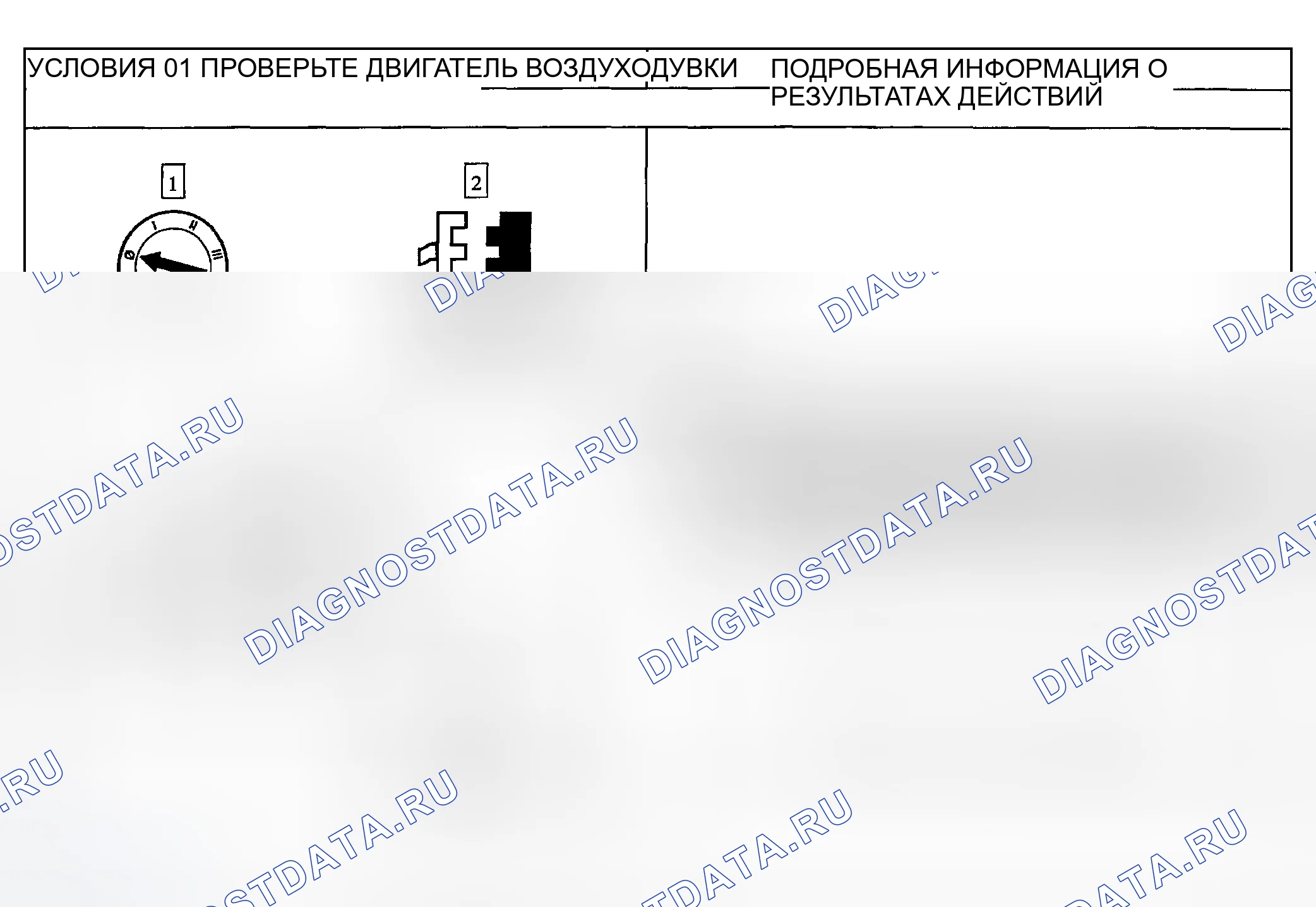Рис. 92: ТОЧЕЧНОЕ ИСПЫТАНИЕ O: ДВИГАТЕЛЬ ВОЗДУХОДУВКИ НЕ РАБОТАЕТ - РУЧНОЙ КЛИМАТ-КОНТРОЛЬ. Hyundai Pony I