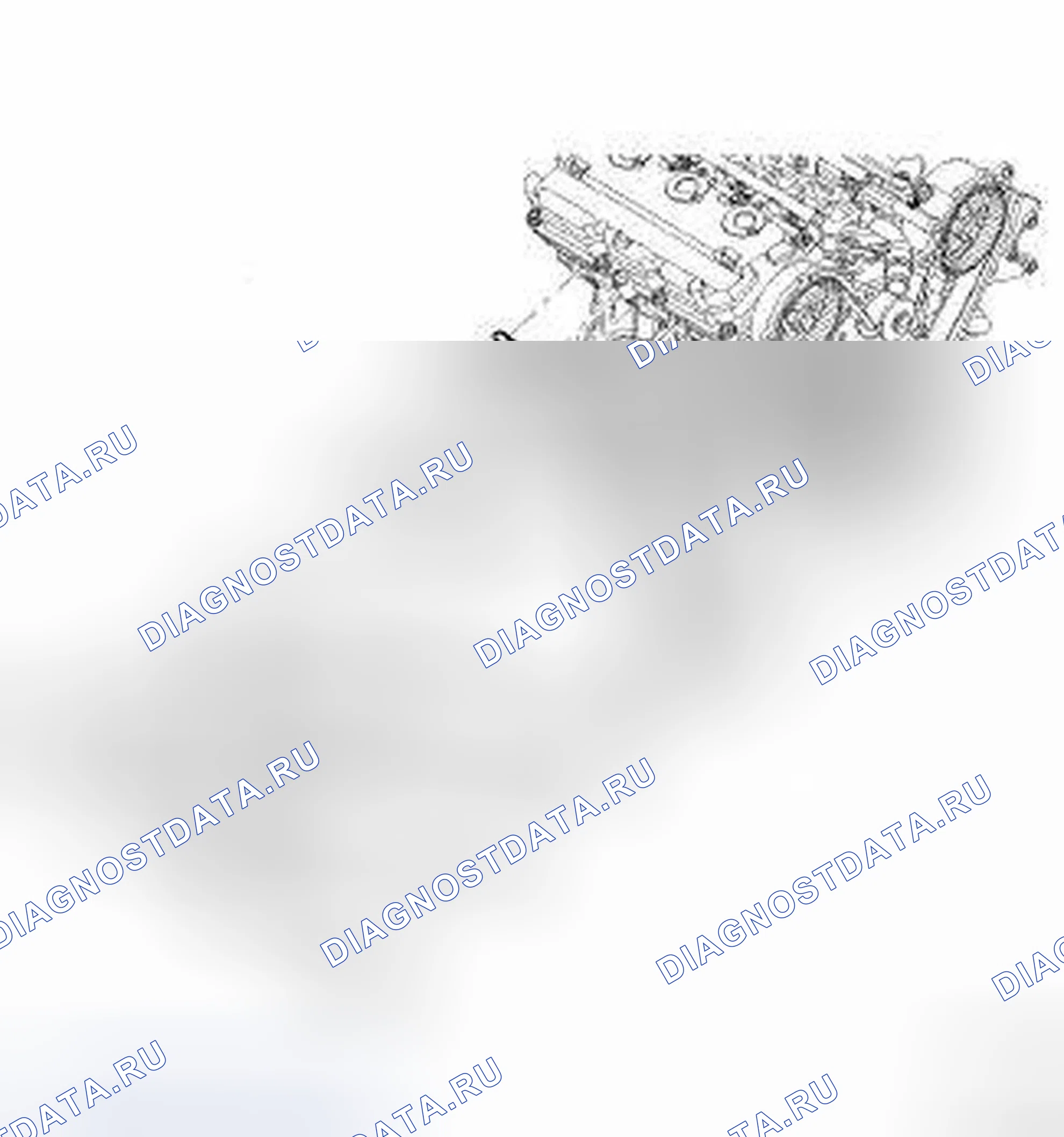 Рис. 218: ПРАВЫЙ ВЫПУСКНОЙ КОЛЛЕКТОР. Dodge Challenger III