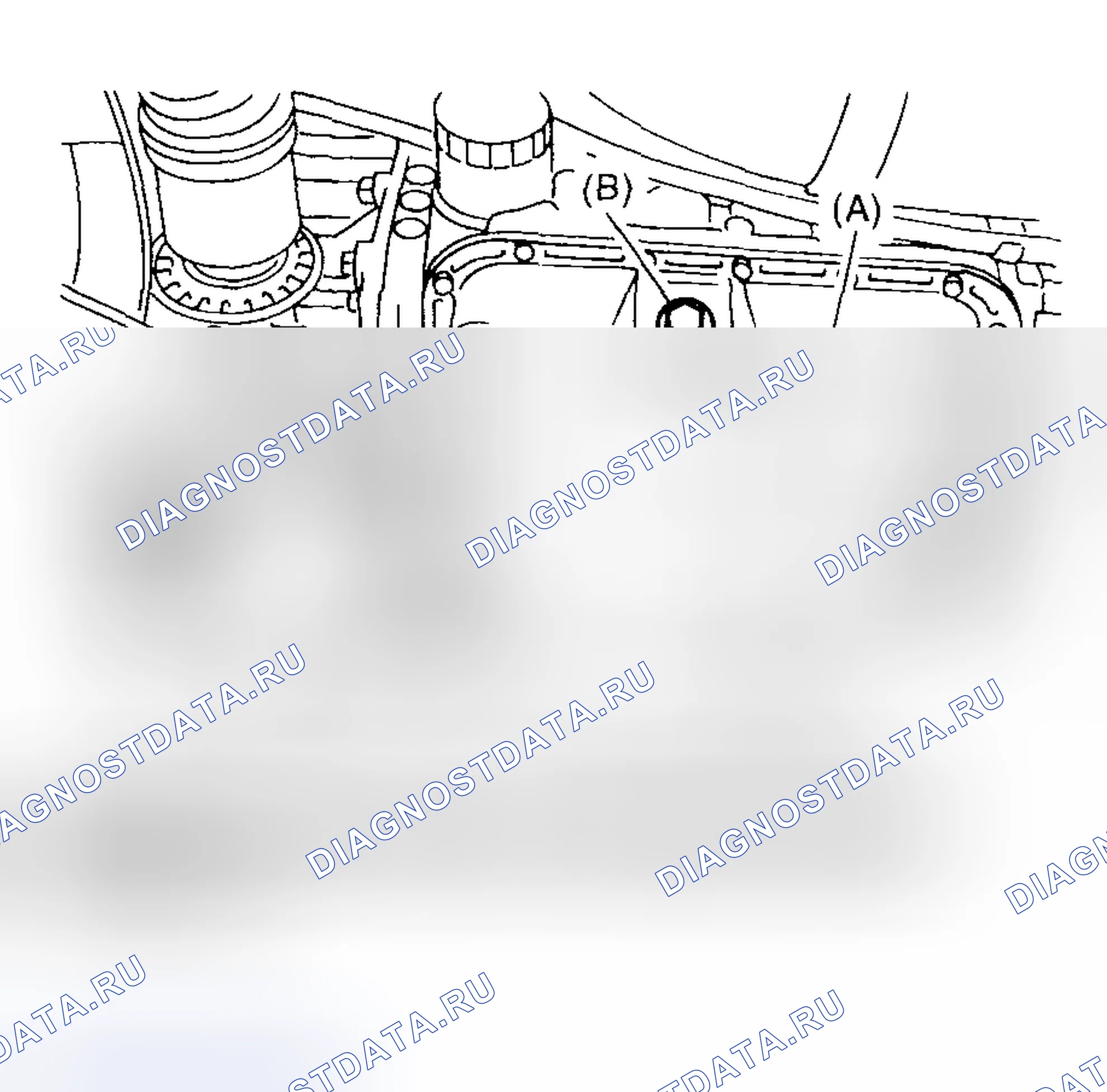 Рис. 218: Модель 3,0 л. Subaru Legacy BE/BH/BT