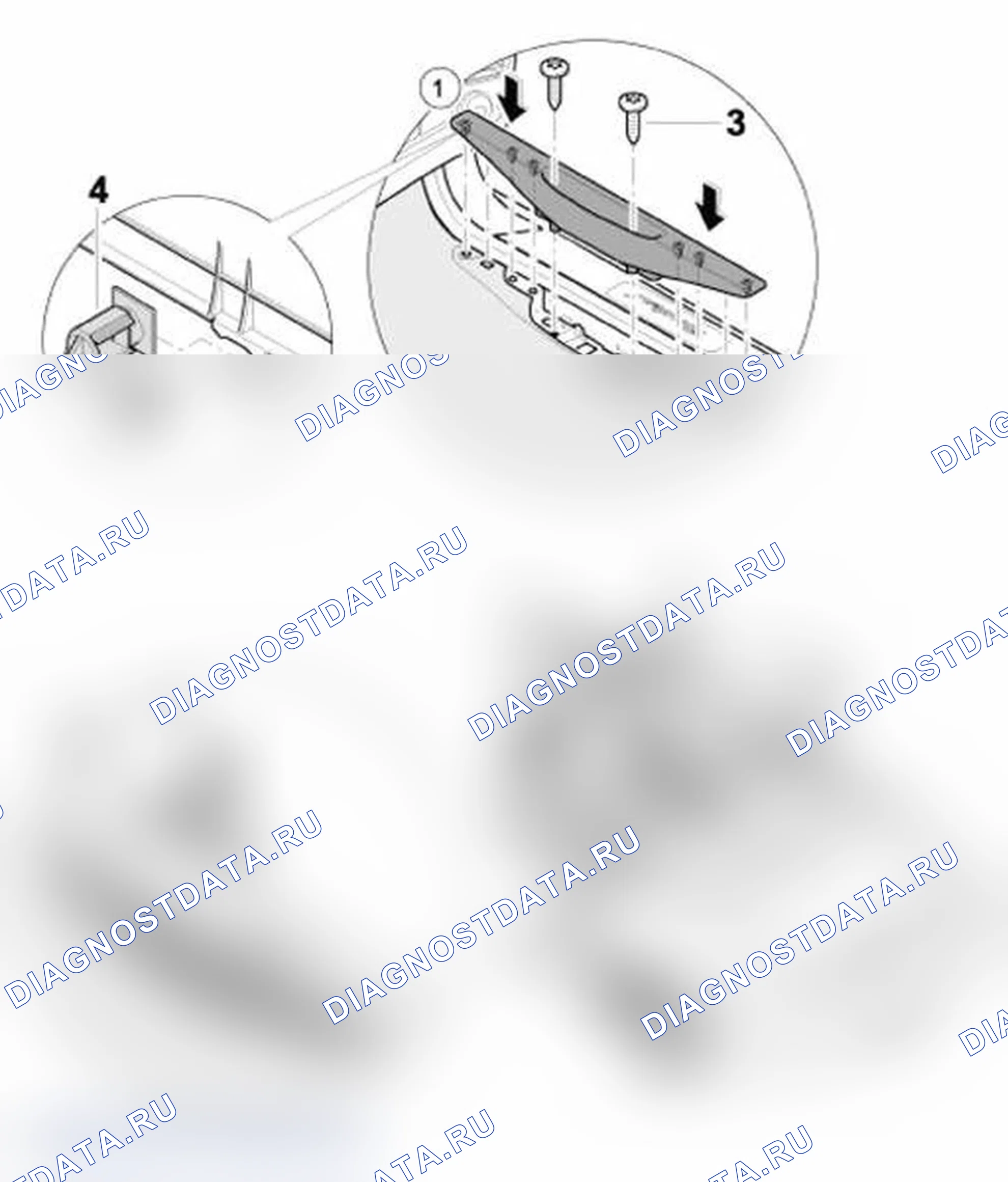 Рис. 56: Установка внутреннего подоконника. Porsche Boxster S 986