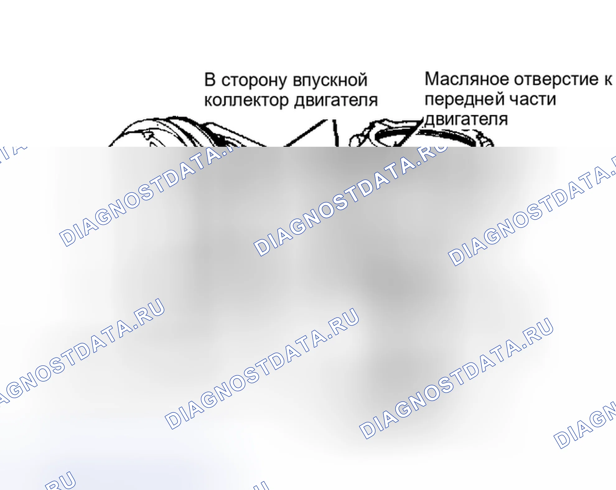 Рис. 18: Установка поршня и штока Углубление поршня и масляное отверстие шатуна обращены к передней части двигателя.. Plymouth Caravelle I