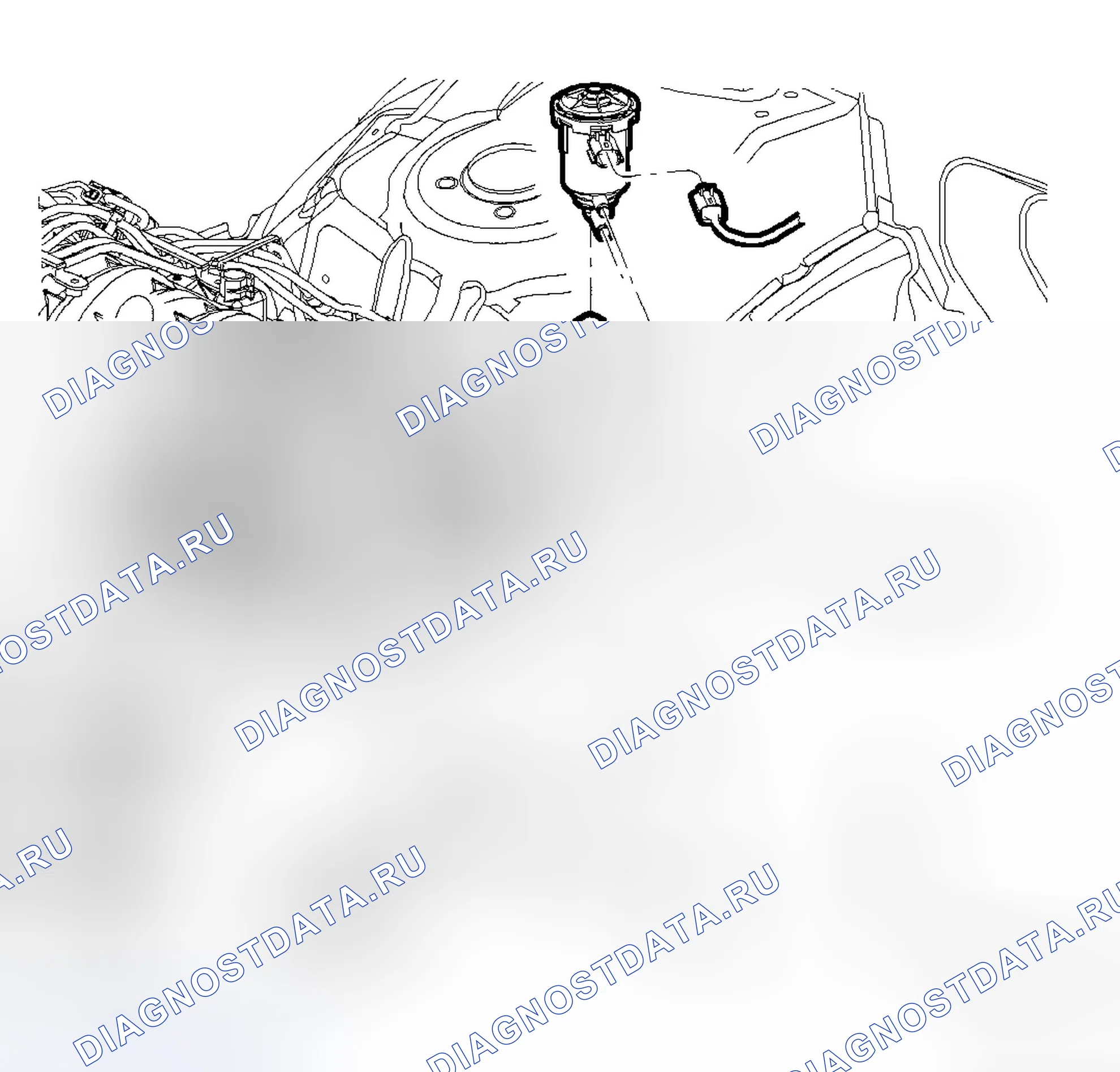 Рис. 8: СОЛЕНОИД - EVAP / ПРОДУВКА. Dodge Magnum I рестайлинг