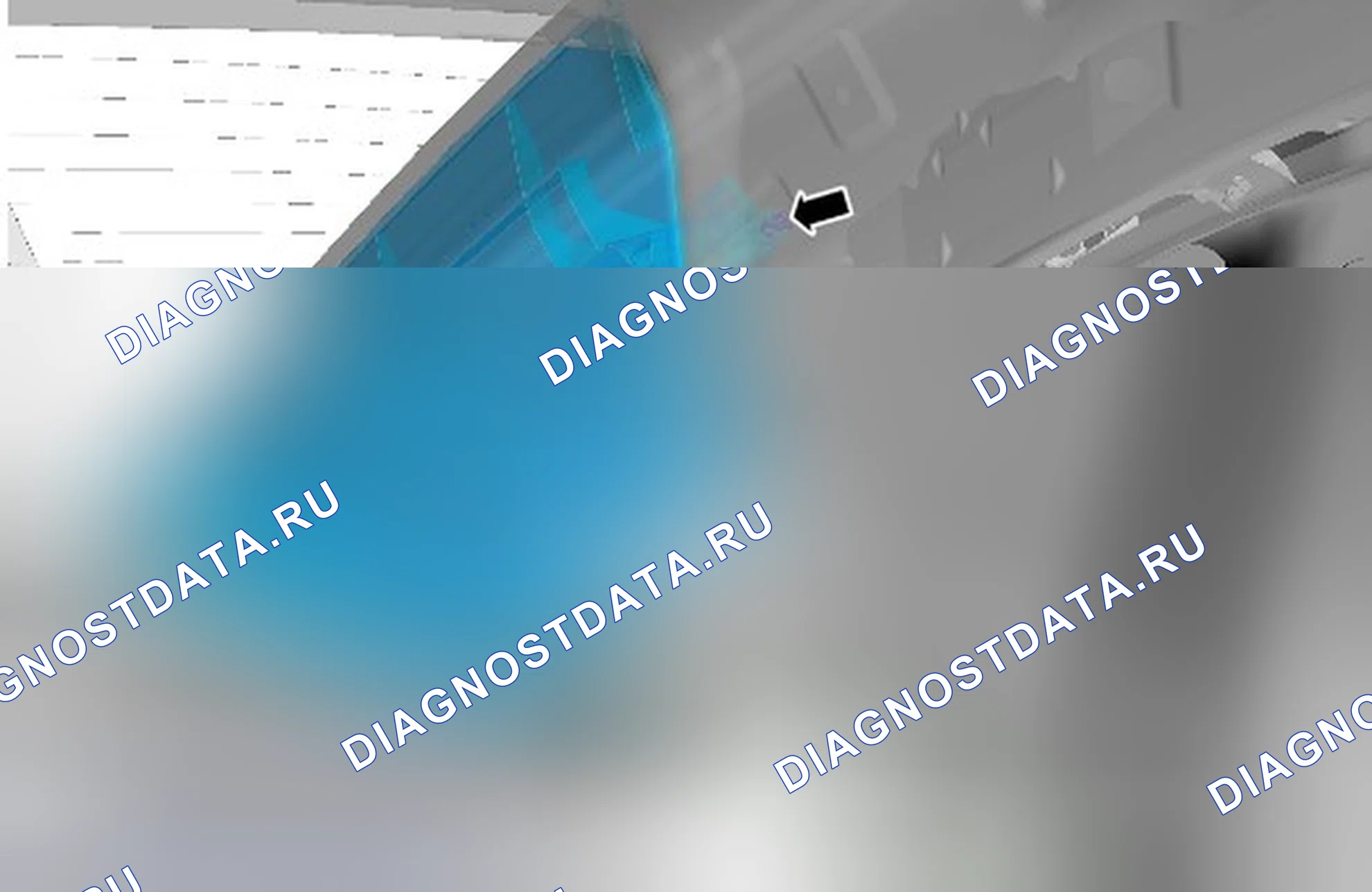 Как снять и установить панель отделки стойки 'D'. Ford Mondeo IV