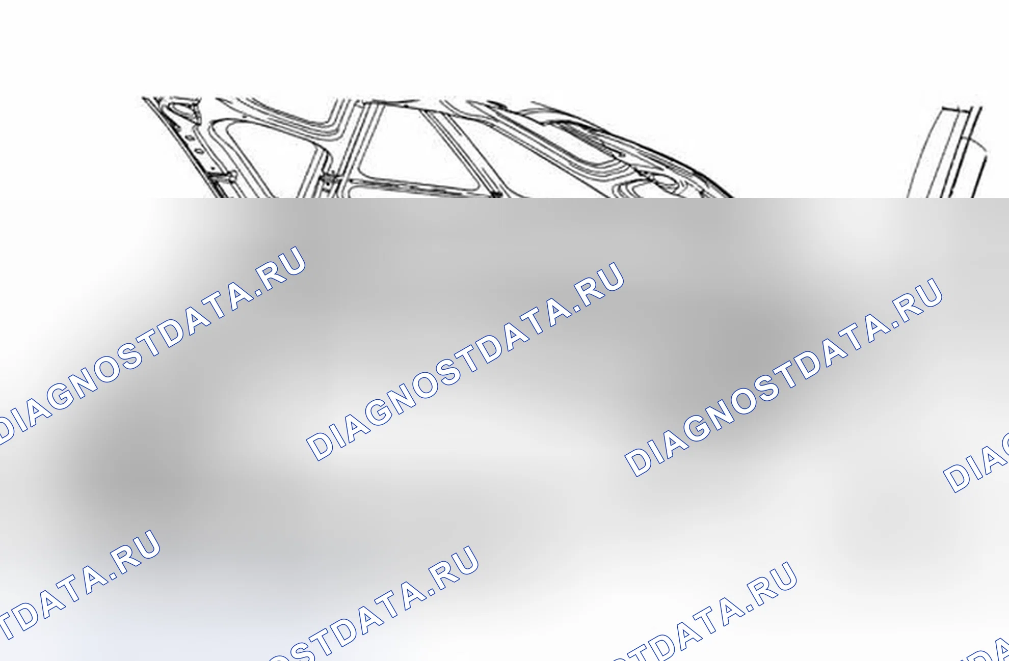 Рис. 13: Замена заднего уплотнения капота. Chevrolet Impala IX