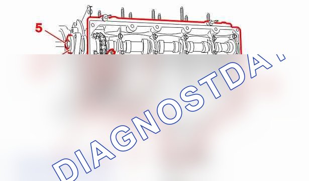 Снятие - установка распределительный вал (при снятом двигателе) — b1ek1usd. Peugeot 607 I