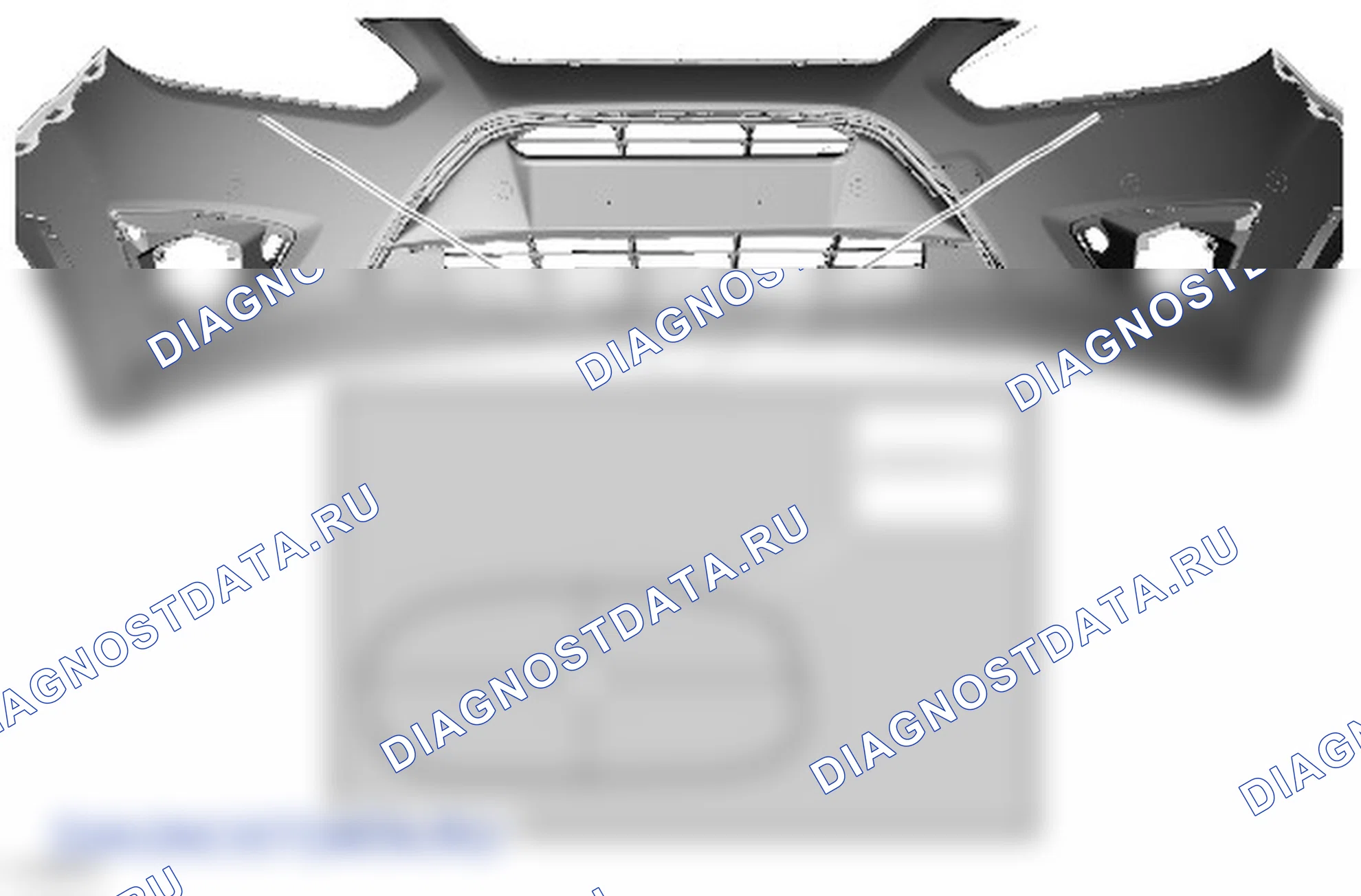 Разборка и сборка кожуха переднего бампера. Ford Grand C-MAX II