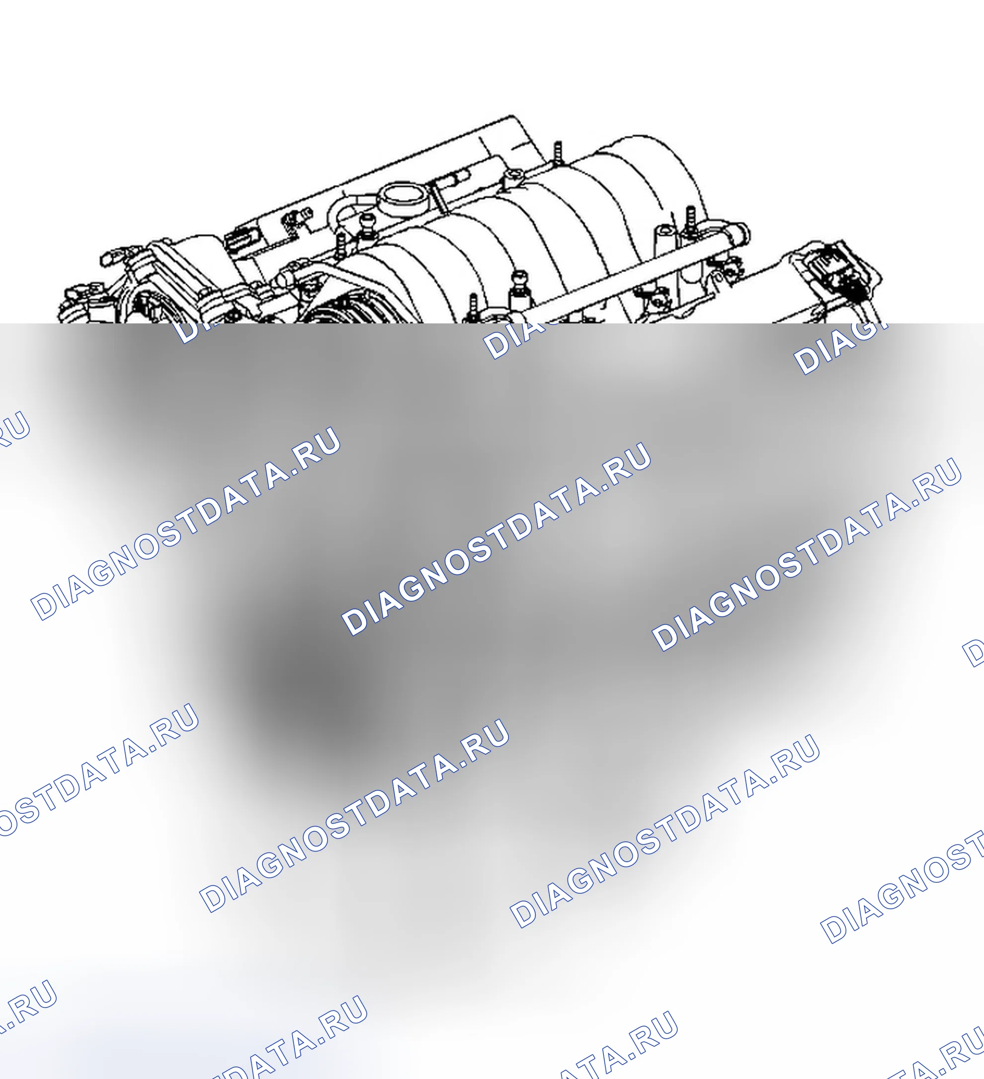 Рис. 92: Описание компонентов двигателя. Cadillac SRX I