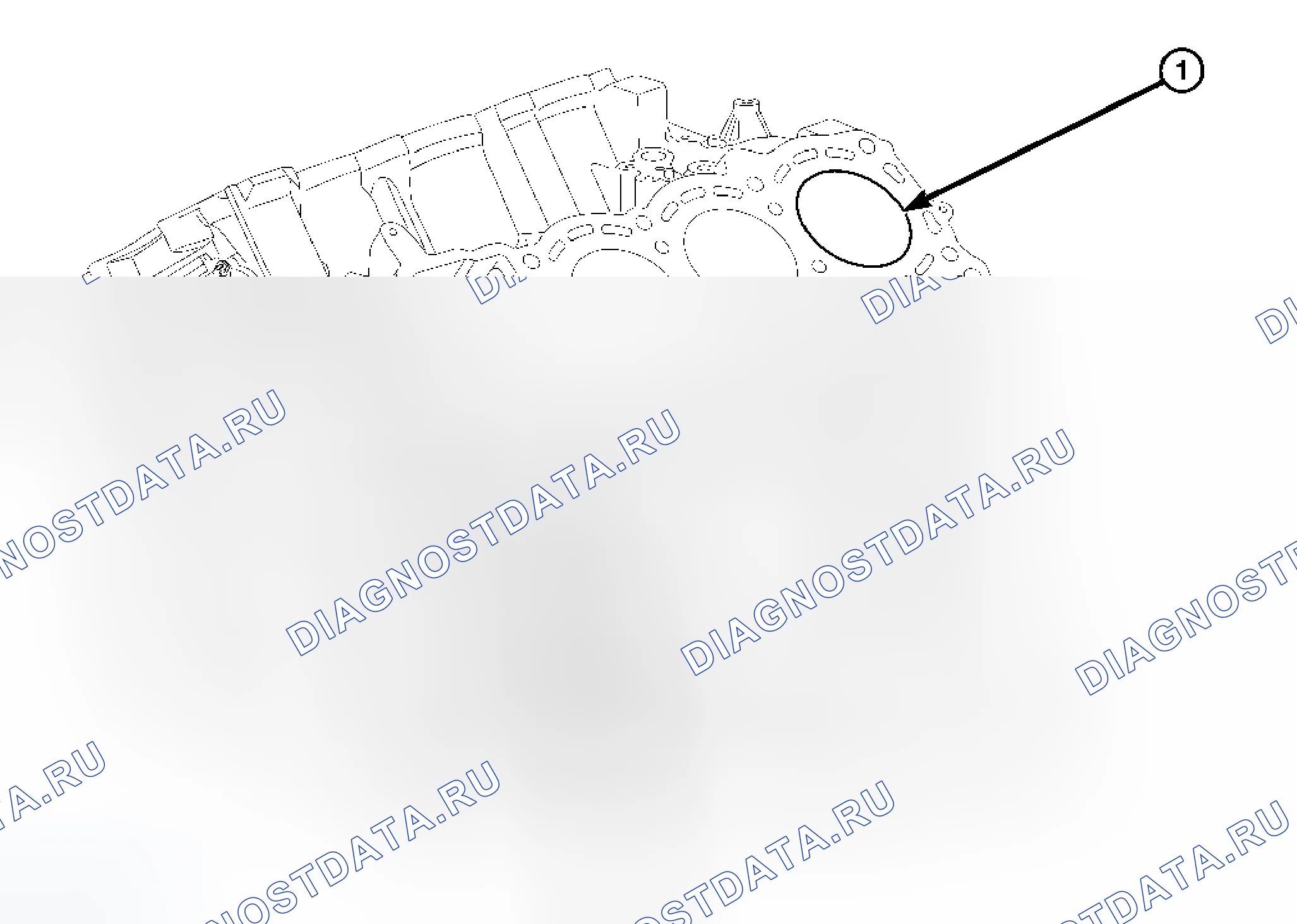 Рис. 782: БЛОК ДВИГАТЕЛЯ. Jeep Grand Cherokee WK