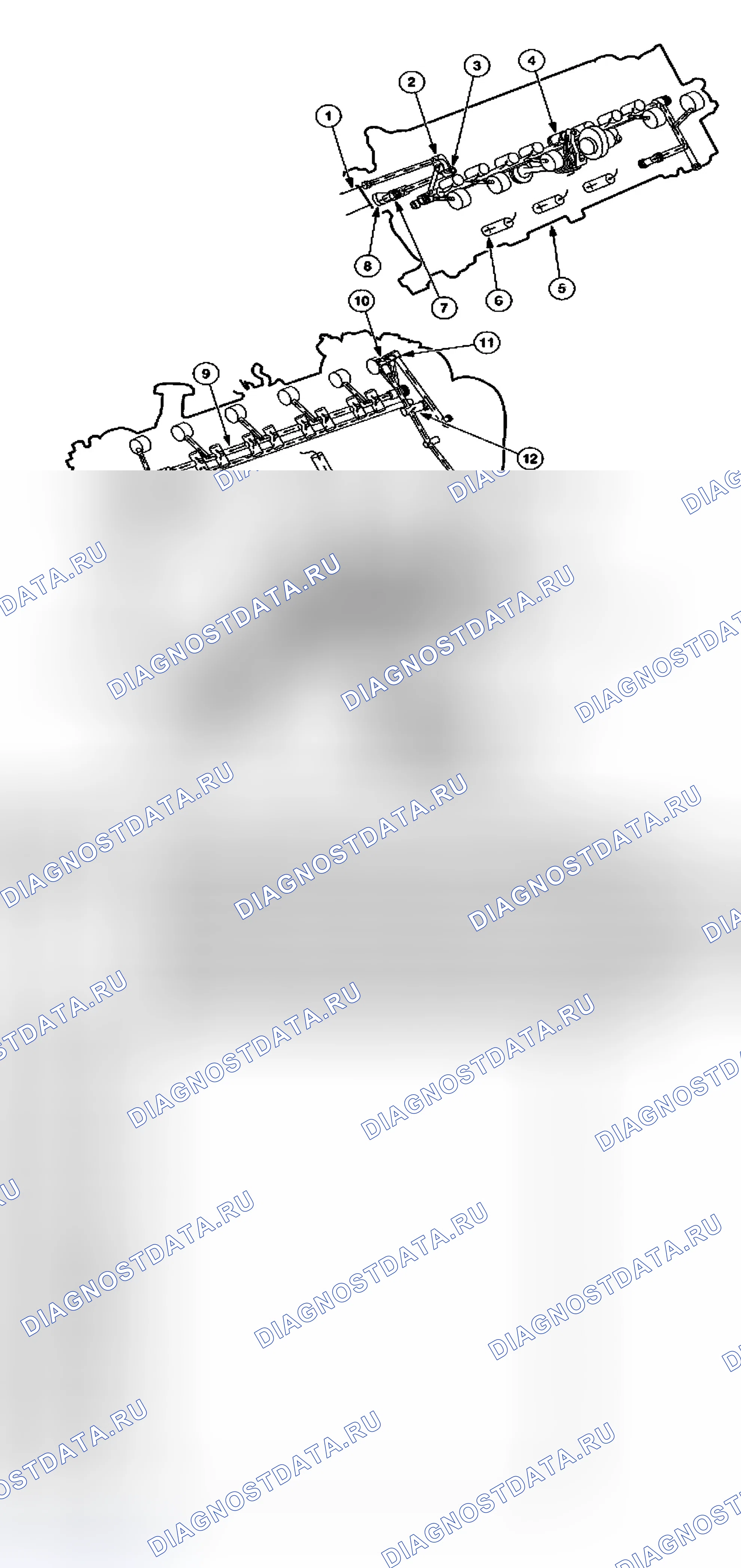 Рис. 1477: Смазка двигателя. Ford Pickup F150 