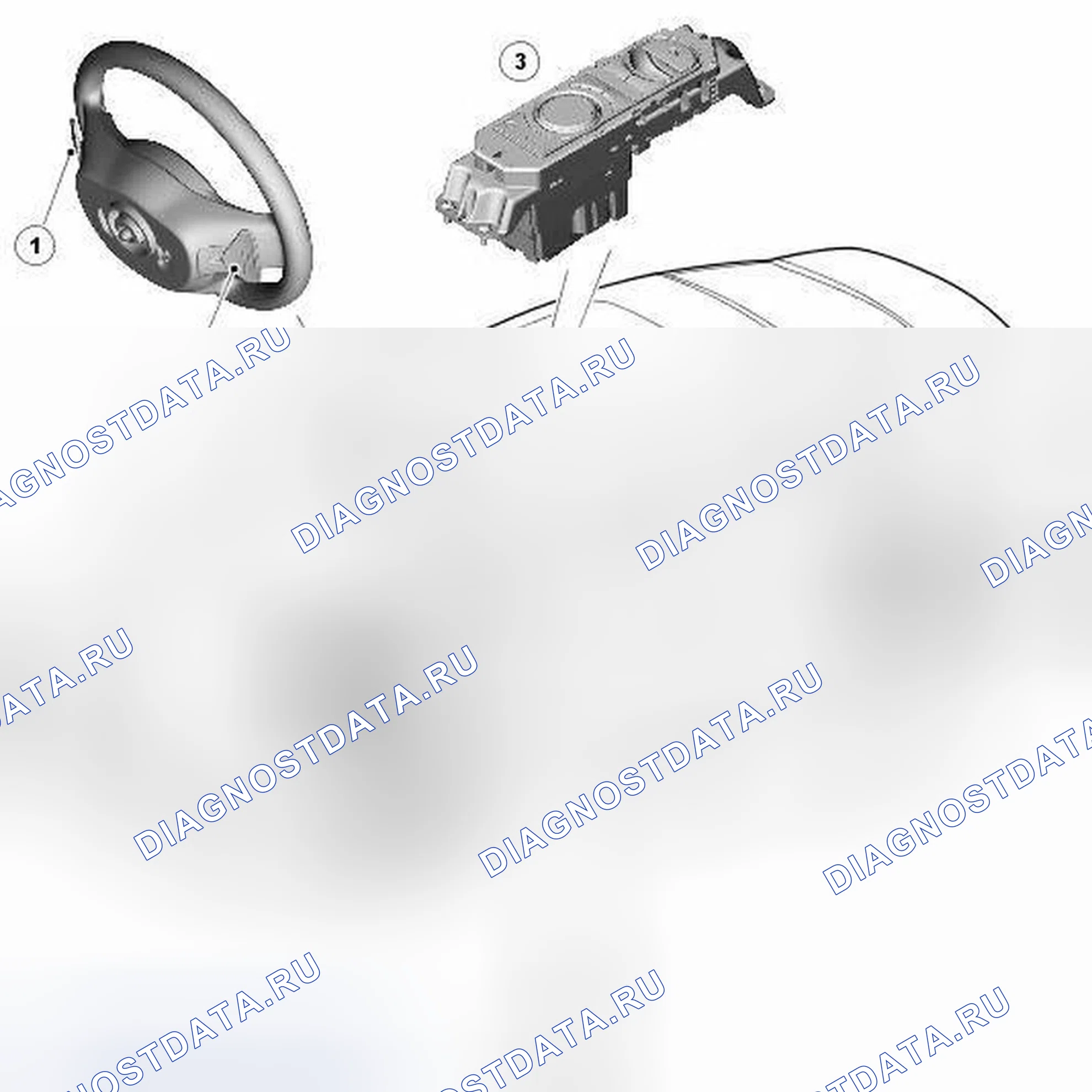 Рис. 50: РАСПОЛОЖЕНИЕ КОМПОНЕНТОВ. Jaguar XJ X351