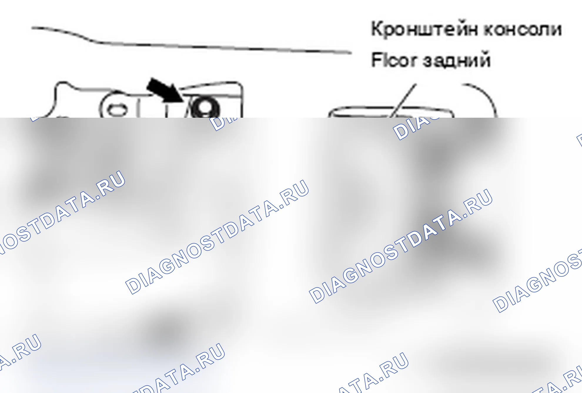 Рис. 9: <<A>> ОТКЛЮЧЕНИЕ ЗАДНЕГО ТРОСА СТОЯНОЧНОГО ТОРМОЗА. Mitsubishi Lancer Ralliart X рестайлинг