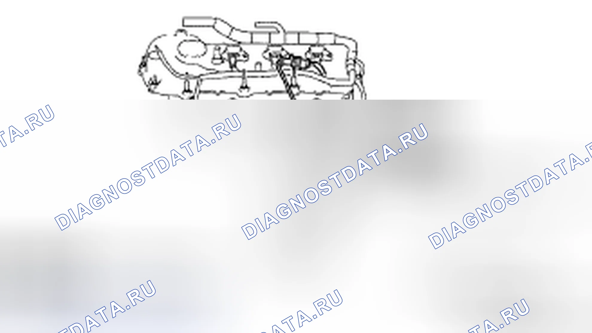 Рис. 38: подогреваемый кислородный датчик (ЛЕВ) Демонтаж / монтаж. Mazda CX-9 I
