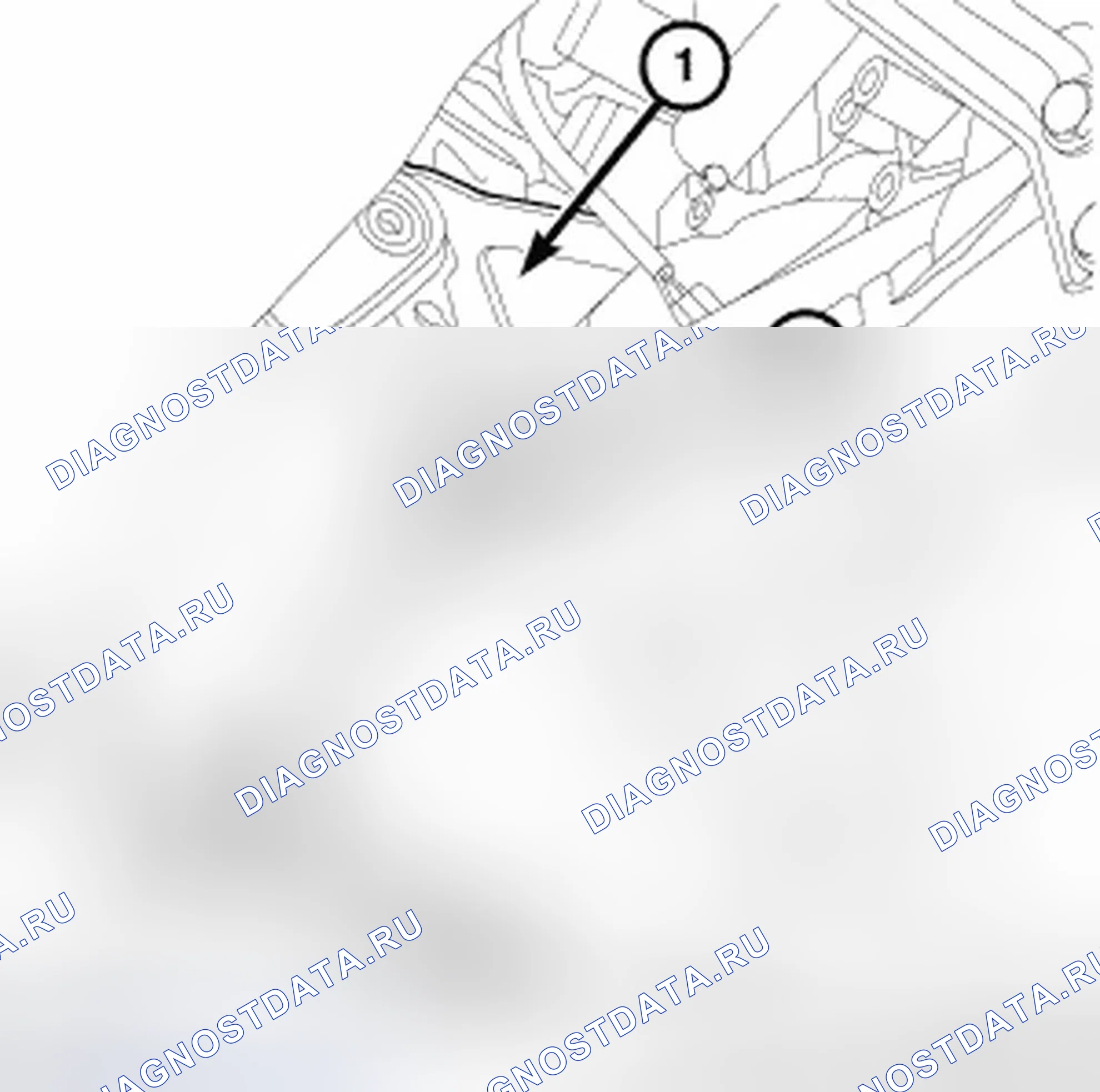 Рис. 87: УПЛОТНЕНИЕ ПОЛУВАЛА С ПРАВОЙ СТОРОНЫ. Dodge Caliber I
