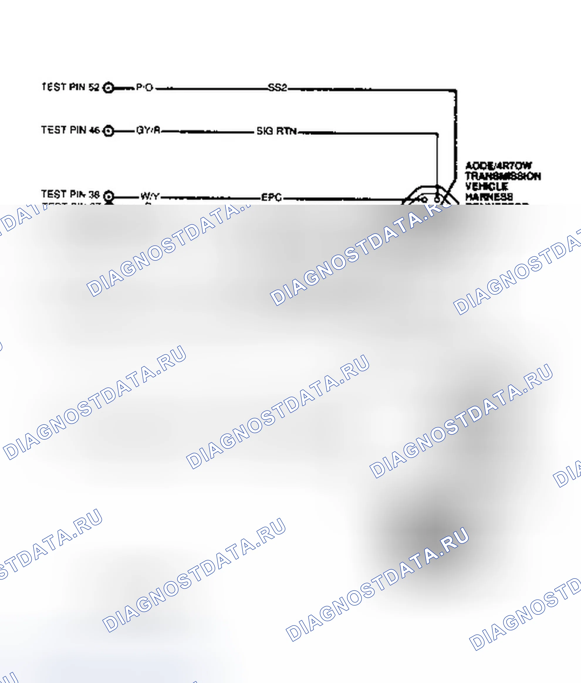 Рис. 70: A0DE ETC (TG2 - Корона Виктория, Гранд Маркиз, Марк VIII и городской автомобиль). Ford Crown Victoria I