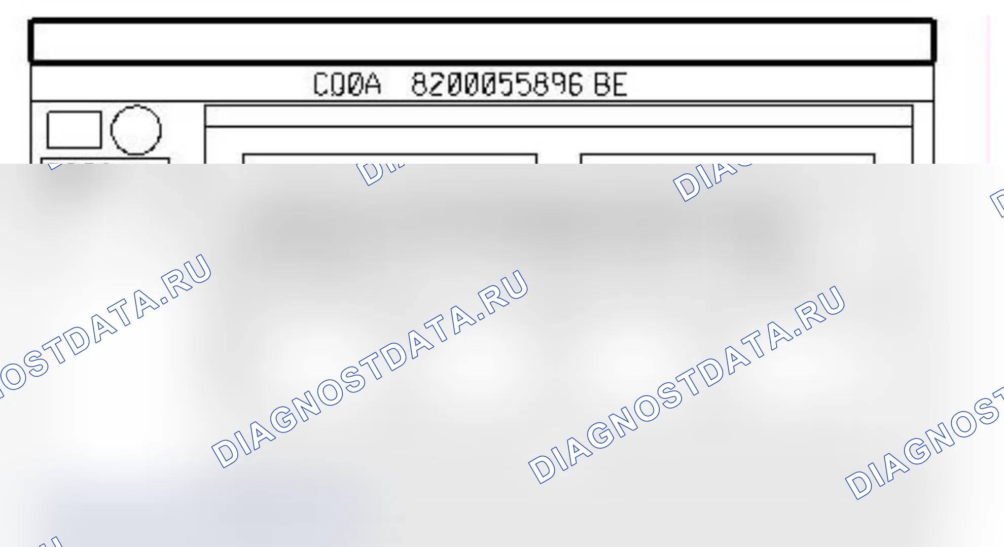 Распиновка разъёма R292 — Салон /подушка безопасности пассажира. Renault Logan I