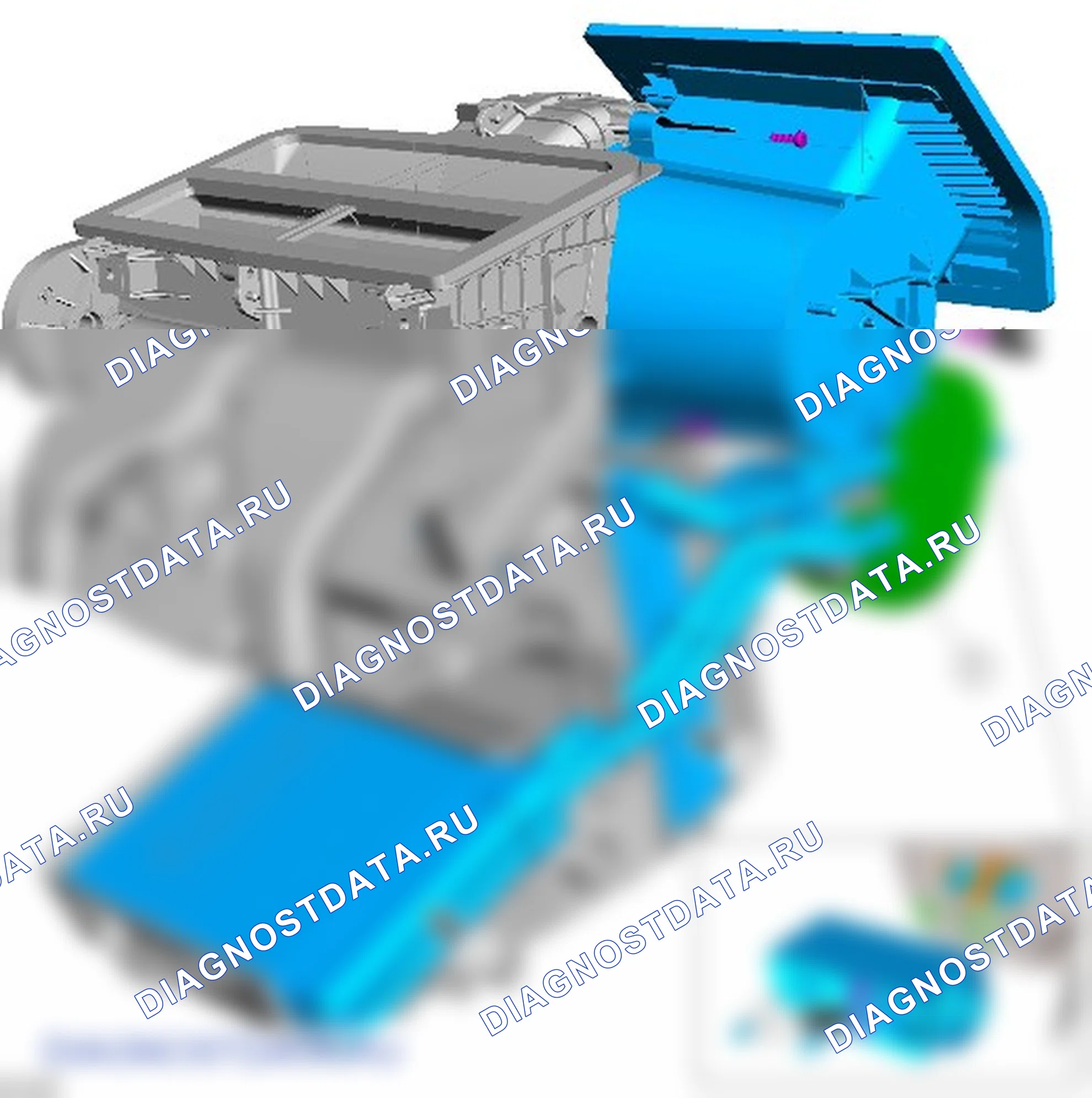 Разборка и сборка корпуса системы климат-контроля. Ford S-MAX I