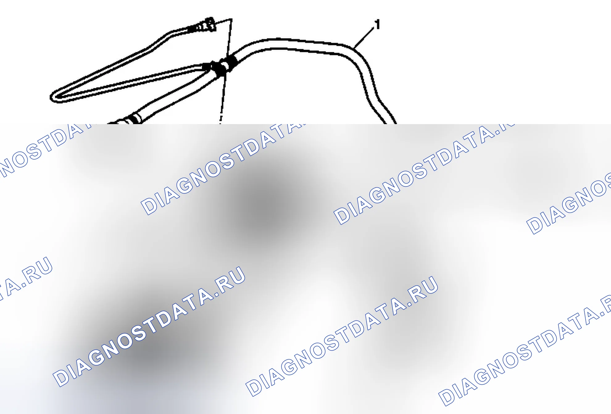Рис. 19: Замена линии испарительных выбросов - канистра в бак. Chevrolet Captiva I рестайлинг