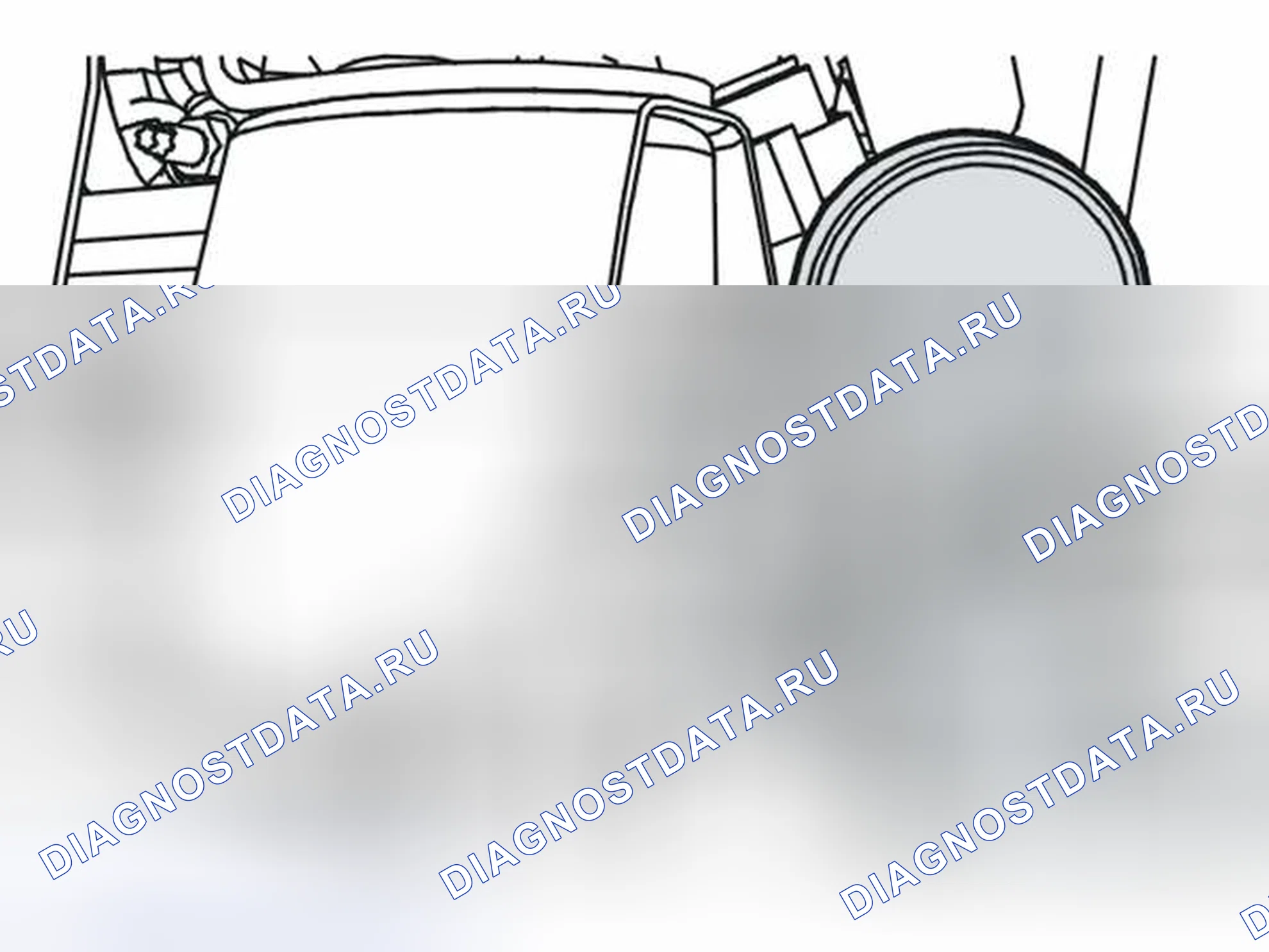 Рис. 126: РЕГУЛИРОВКА РЕГУЛИРУЮЩЕГО КЛАПАНА ПЕРЕПУСКНОГО ЗАТВОРА. Volvo V50 I