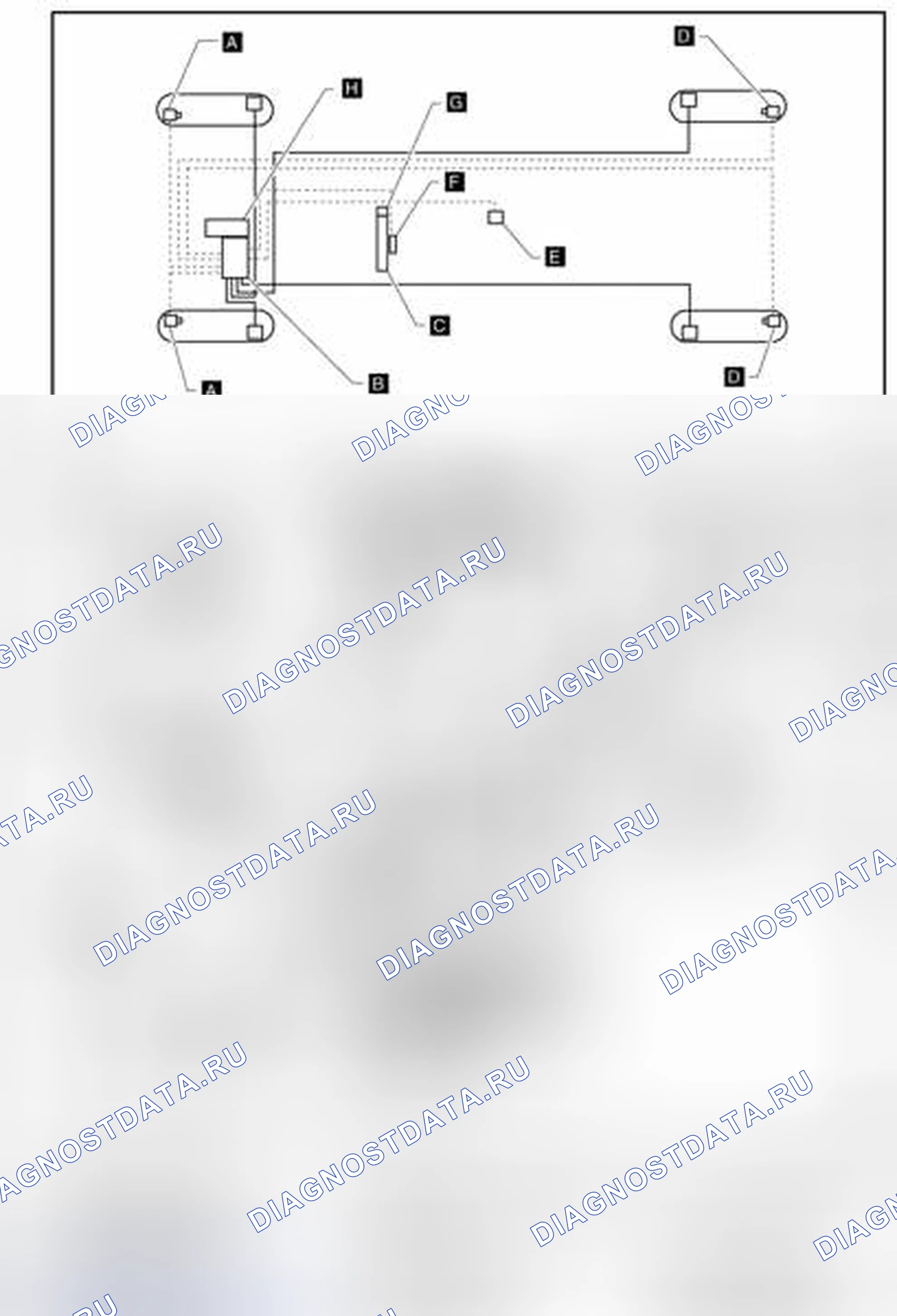 Рис. 2: Расположение компонентов. Honda Today I