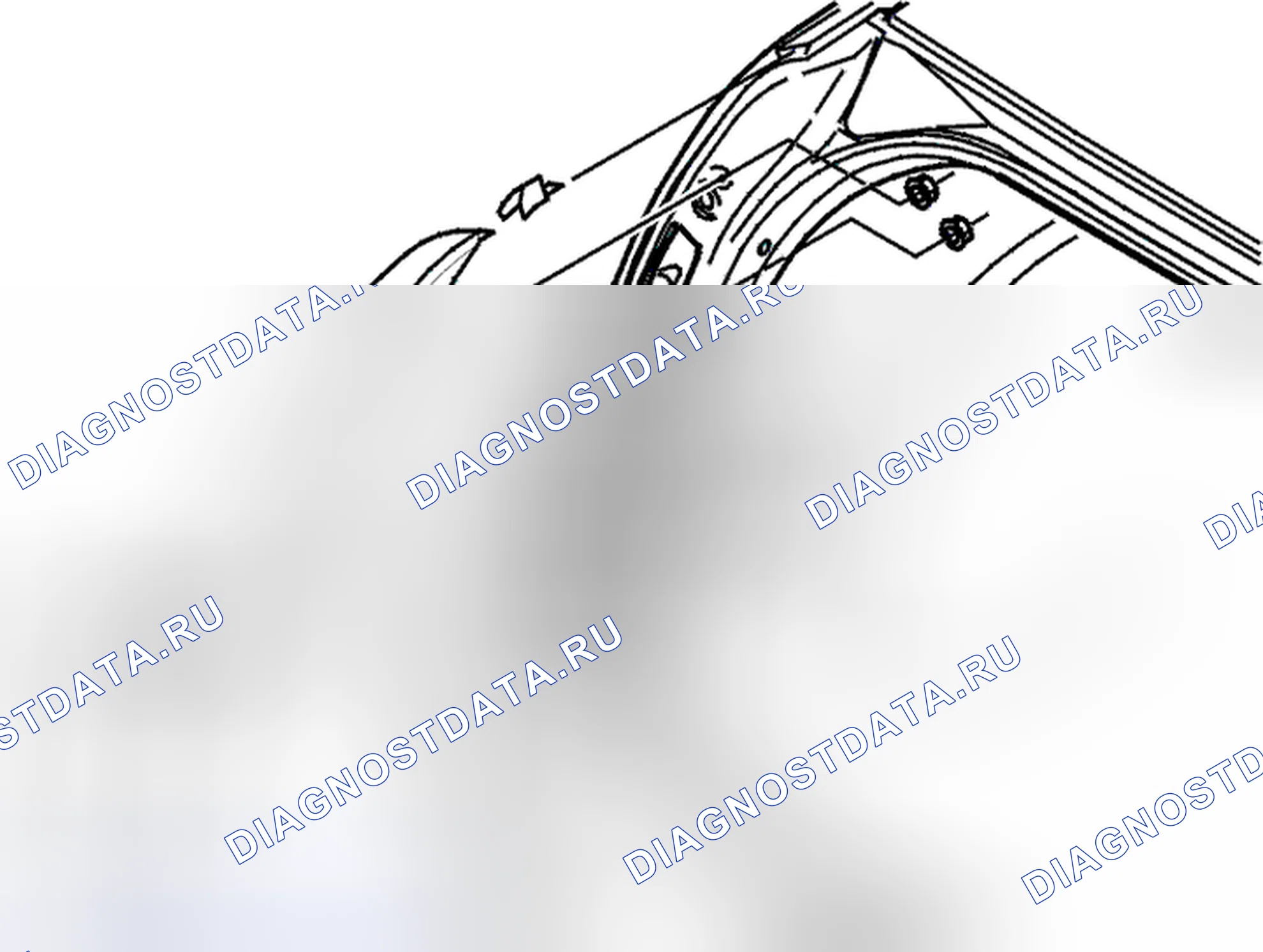 Рис. 11: Верхний задний фонарь. Volvo V70 II