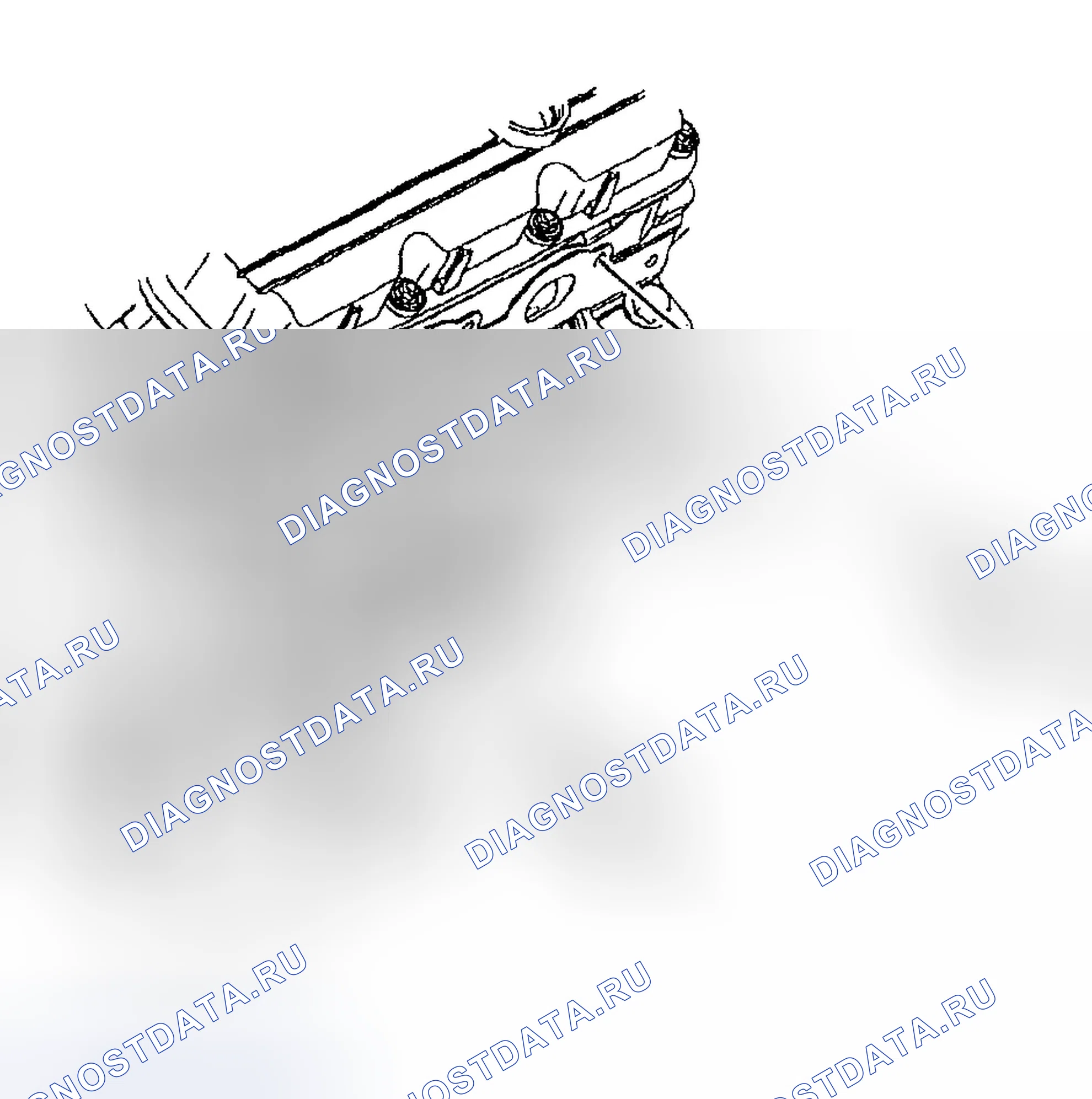 Рис. 623: Выпускной коллектор (левая сторона) - Монтаж. Chevrolet Impala VIII