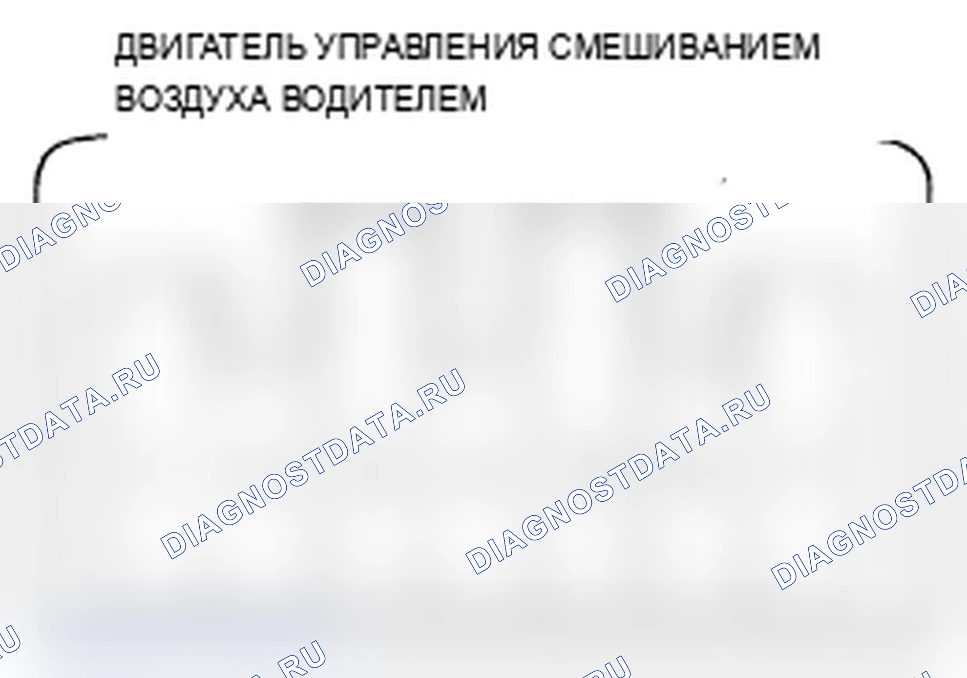 Рис. 172: Испытание двигателя управления смешиванием воздуха водителем. Acura MDX II