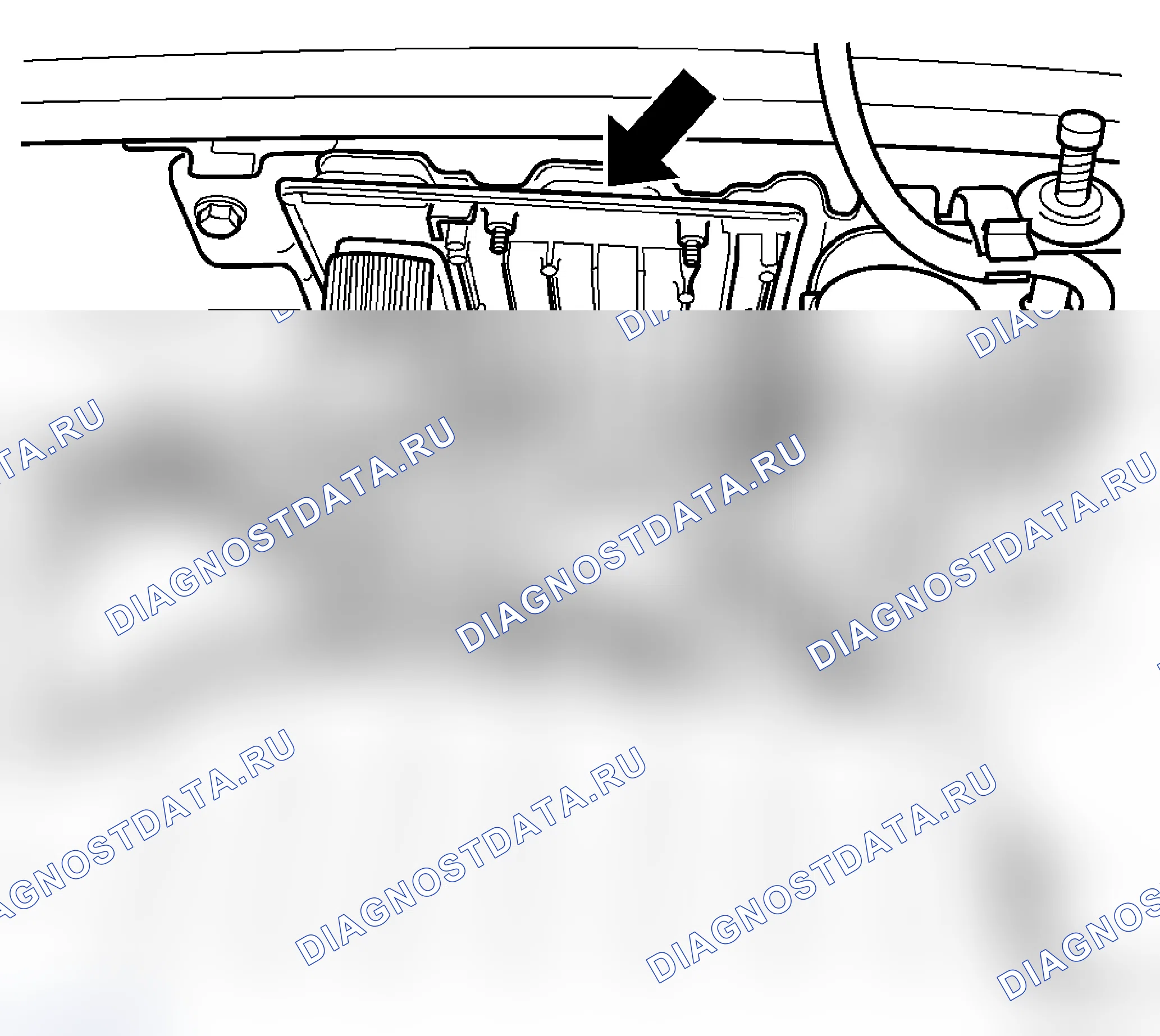 Рис. 7: ДЕМОНТАЖ - 1.6L. Chrysler PT Cruiser I