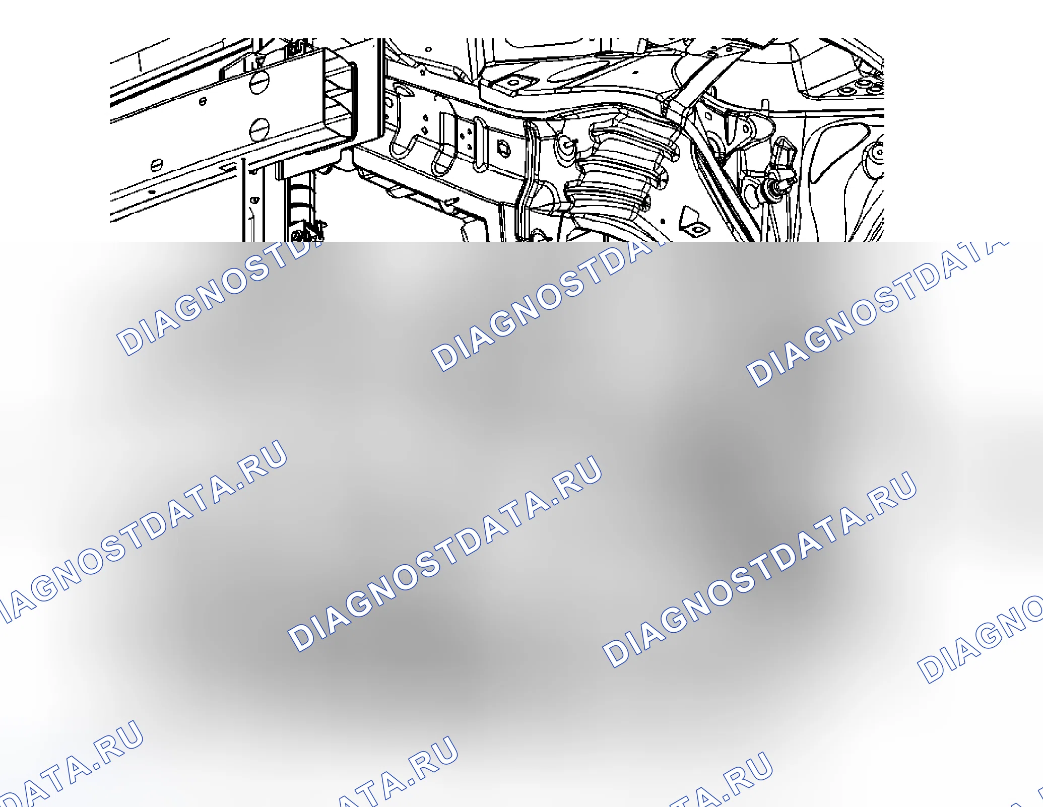 Рис. 5: Замена брызговика двигателя - левая сторона (LAT). Kia Rio III рестайлинг