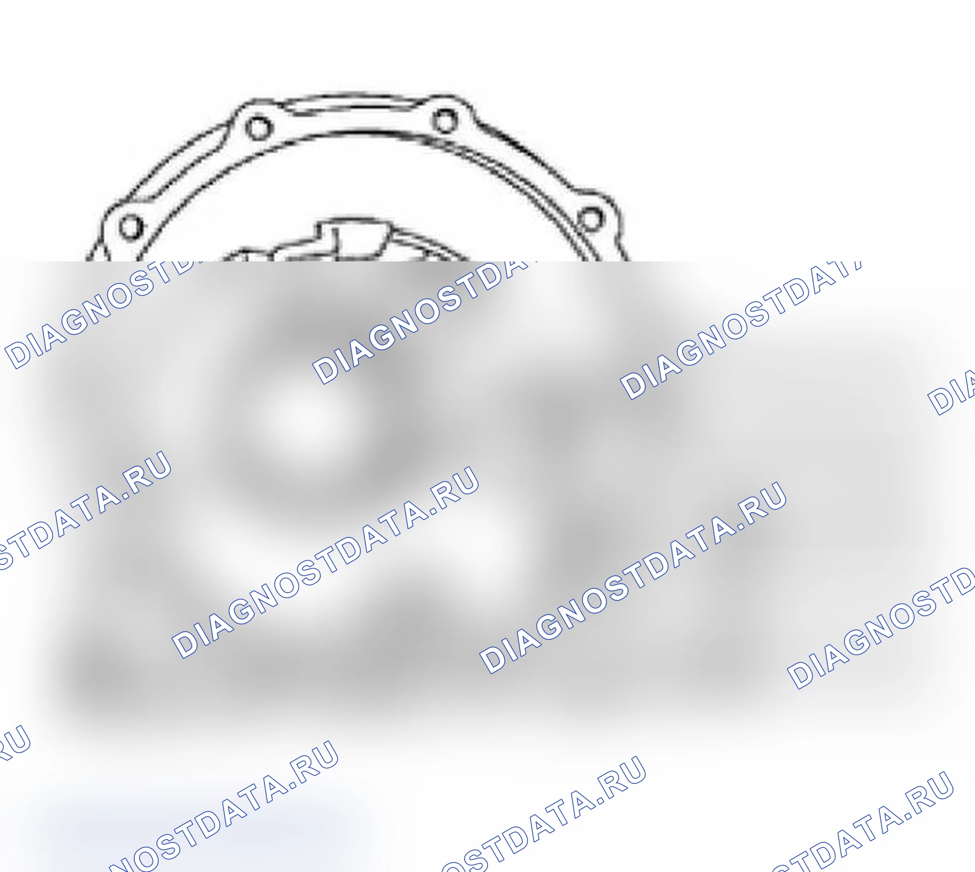 Рис. 415: Прижать крышку к упору. Audi A6 C5 рестайлинг
