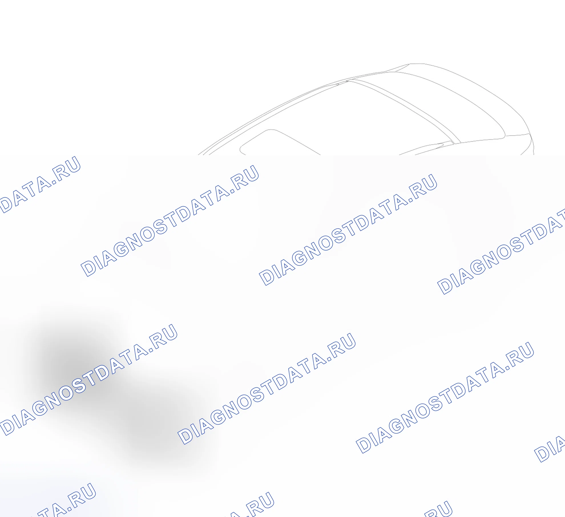Схема расположения дефлектора под переднего бампера — Haval F7X. Haval F7x I
