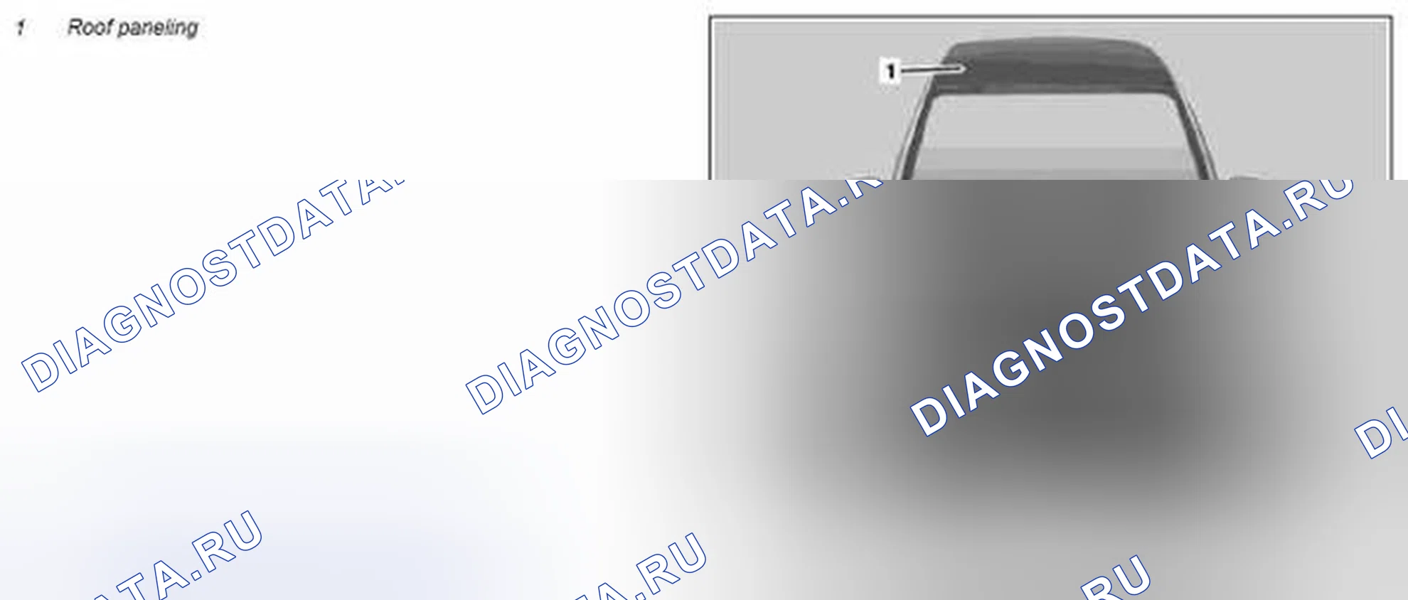 Рис. 328: Демонтаж / монтаж обшивки крыши - AR65.10-P-5702MCC. Kia Soul I