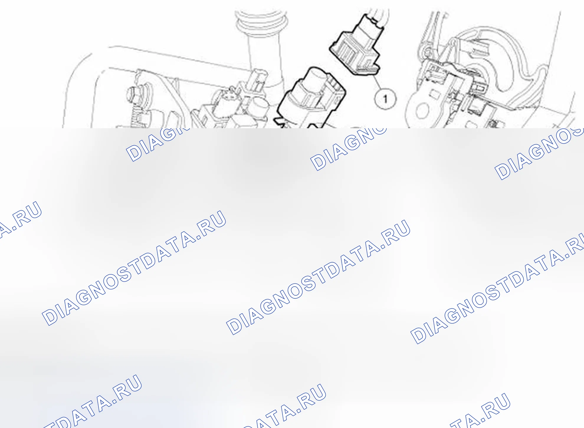 Рис. 6: Выключатель стоп-сигнала. Ford Focus II