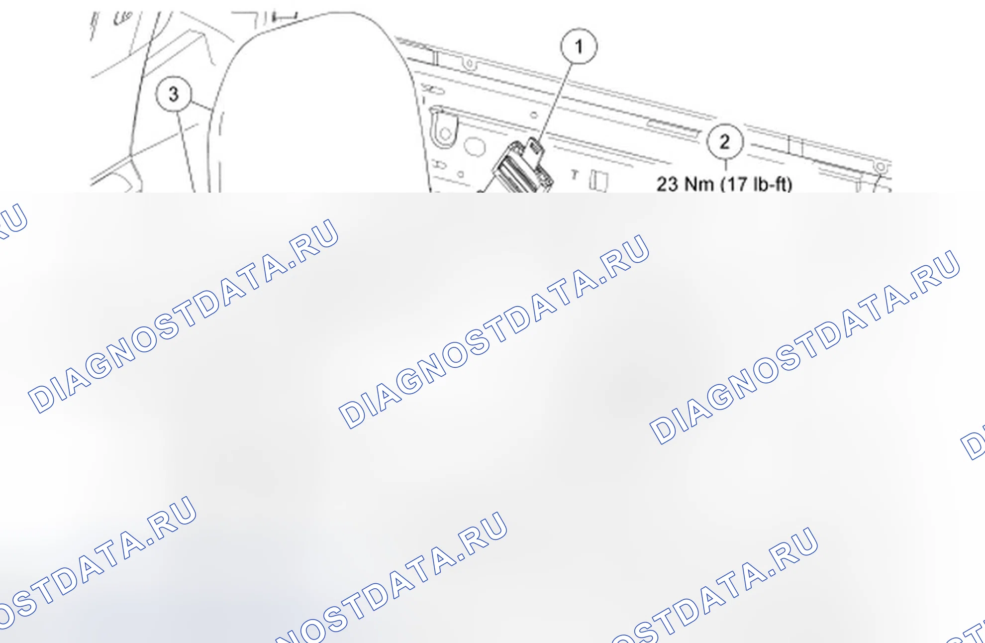 Рис. 12: Сиденье - заднее, 4-дверное, supercab. Ford Ranger II