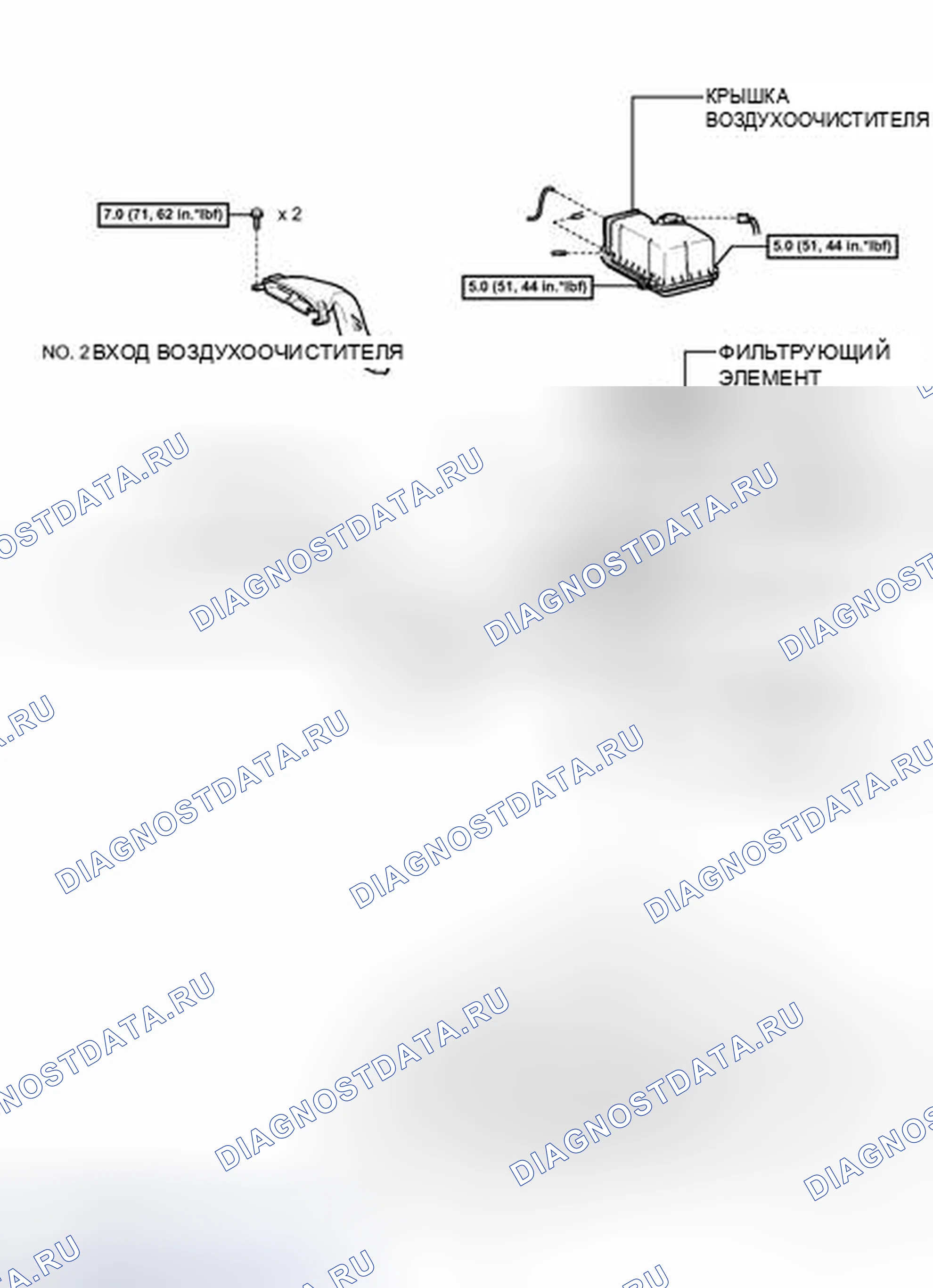 Рис. 568: ИЛЛЮСТРАЦИЯ. Toyota Highlander II рестайлинг