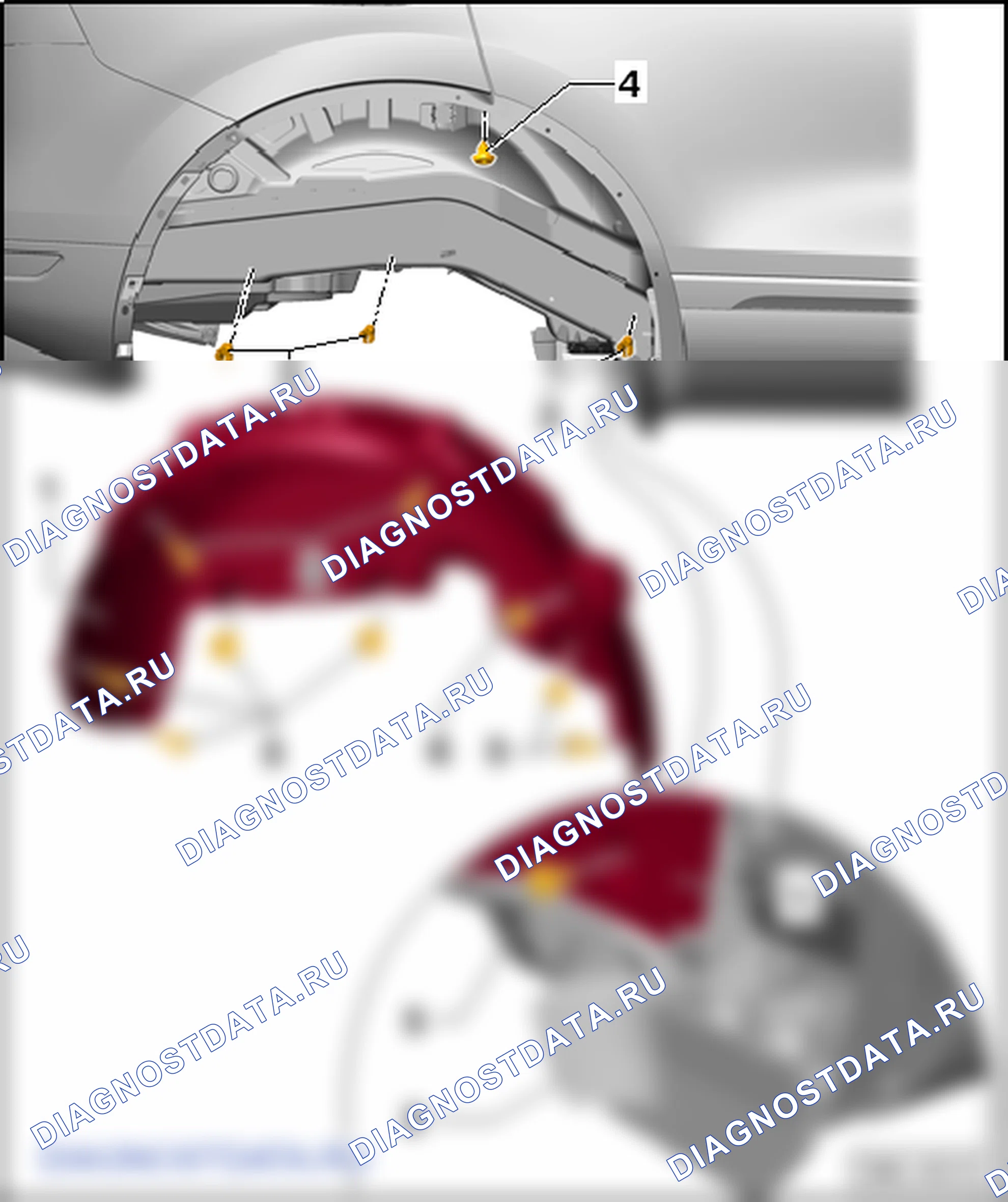 Подкрылок. SEAT Alhambra Ii