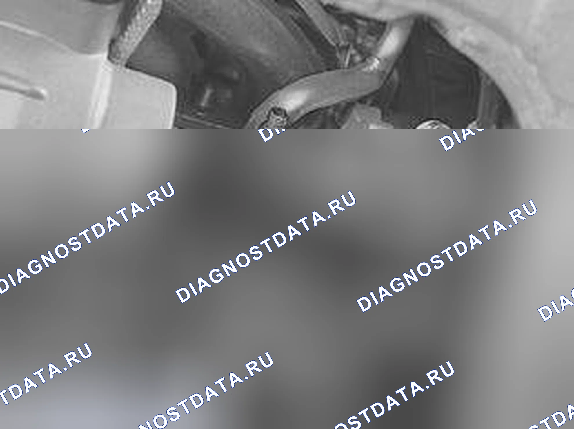 Рис. 193: Слив охлаждающей жидкости. Volvo S80 I