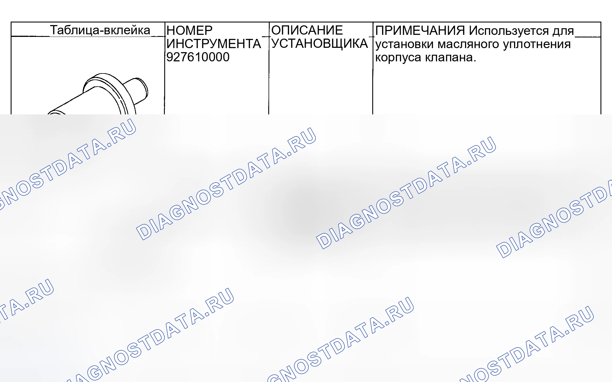 Рис. 109: Идентификация специальных инструментов (5 из 5). Subaru Outback BH